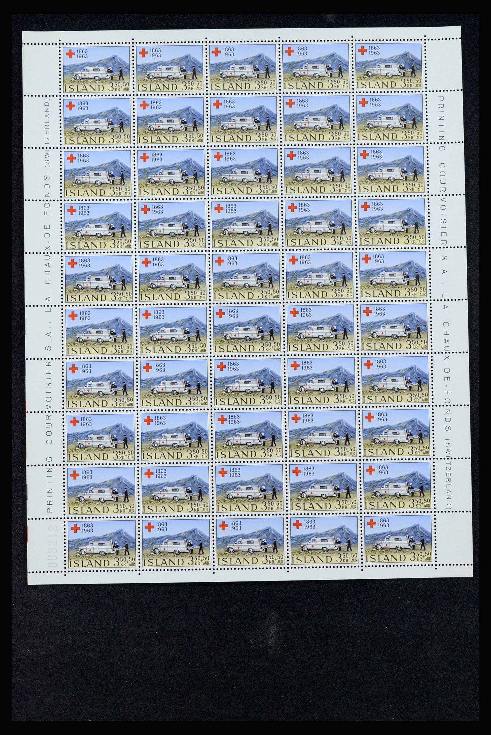 36588 035 - Postzegelverzameling 36588 IJsland 1950-1992.