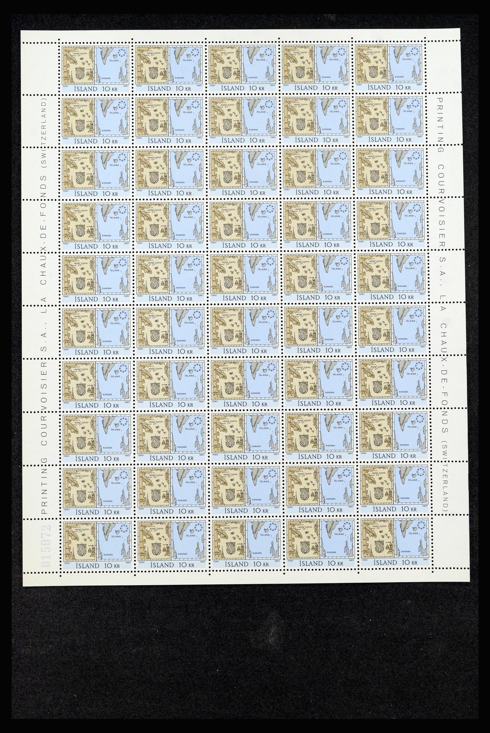 36588 045 - Postzegelverzameling 36588 IJsland 1950-1992.
