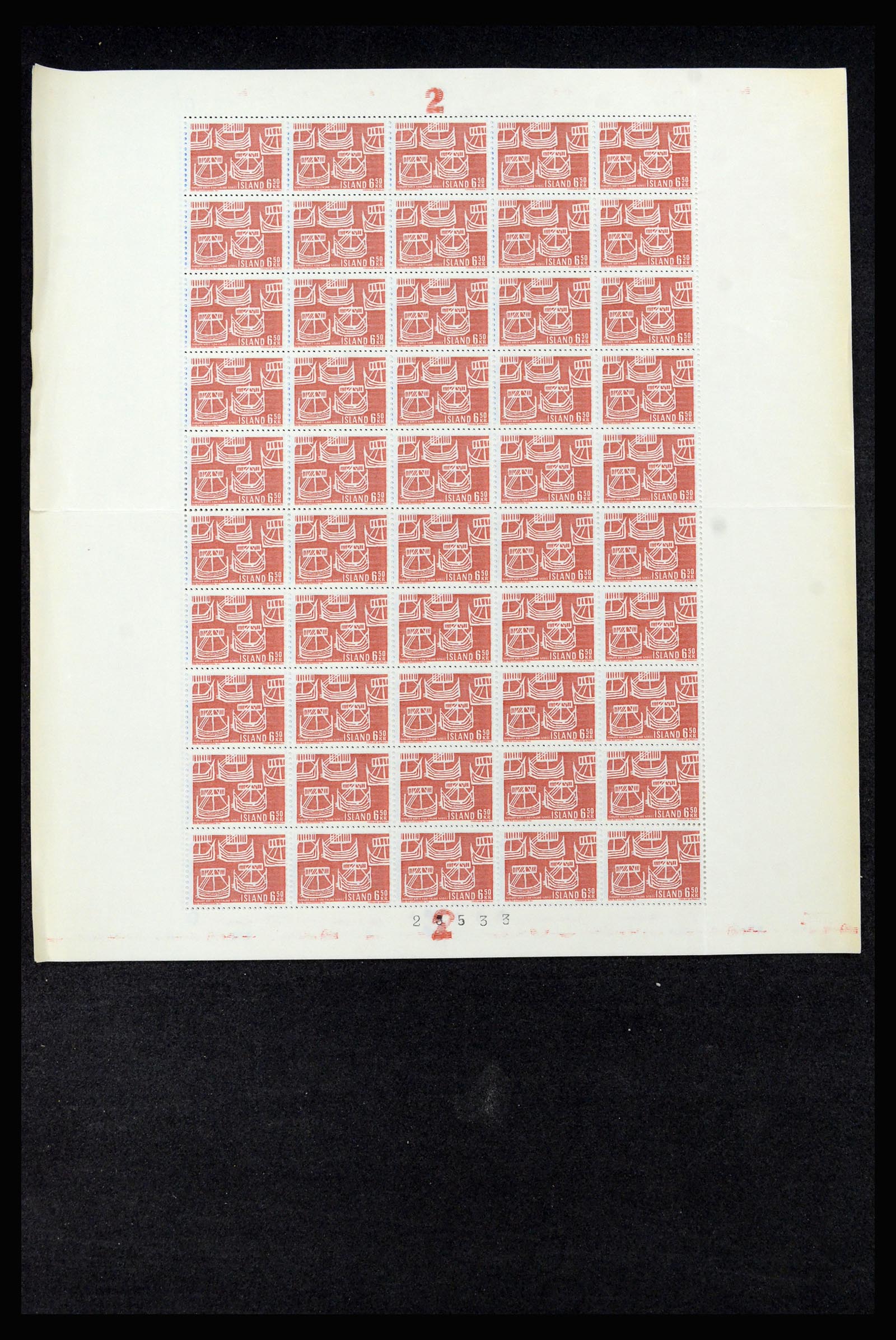 36588 054 - Postzegelverzameling 36588 IJsland 1950-1992.