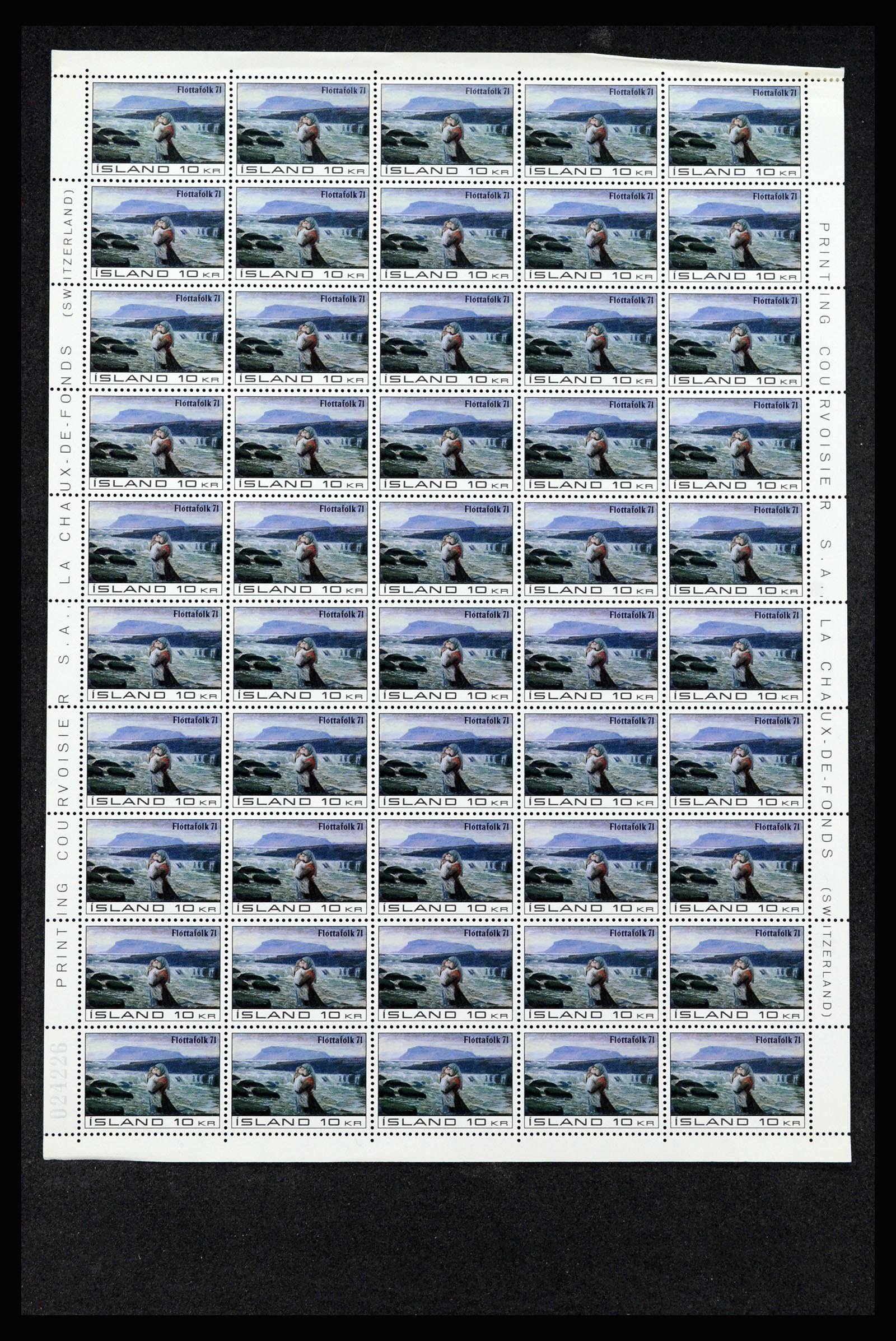 36588 082 - Postzegelverzameling 36588 IJsland 1950-1992.