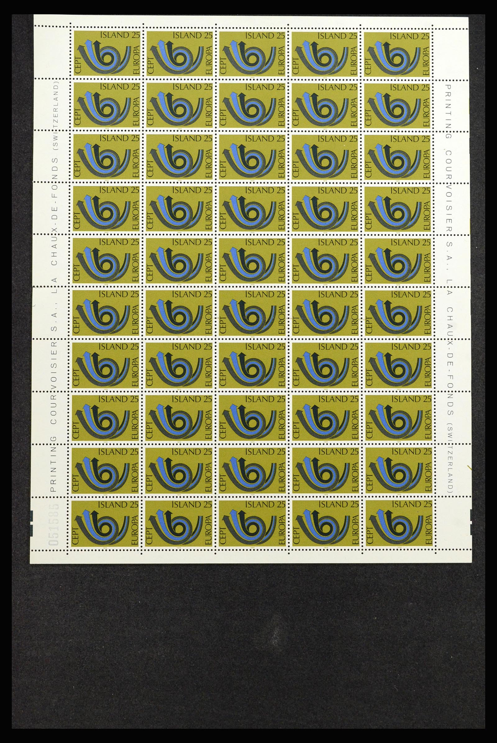 36588 100 - Postzegelverzameling 36588 IJsland 1950-1992.