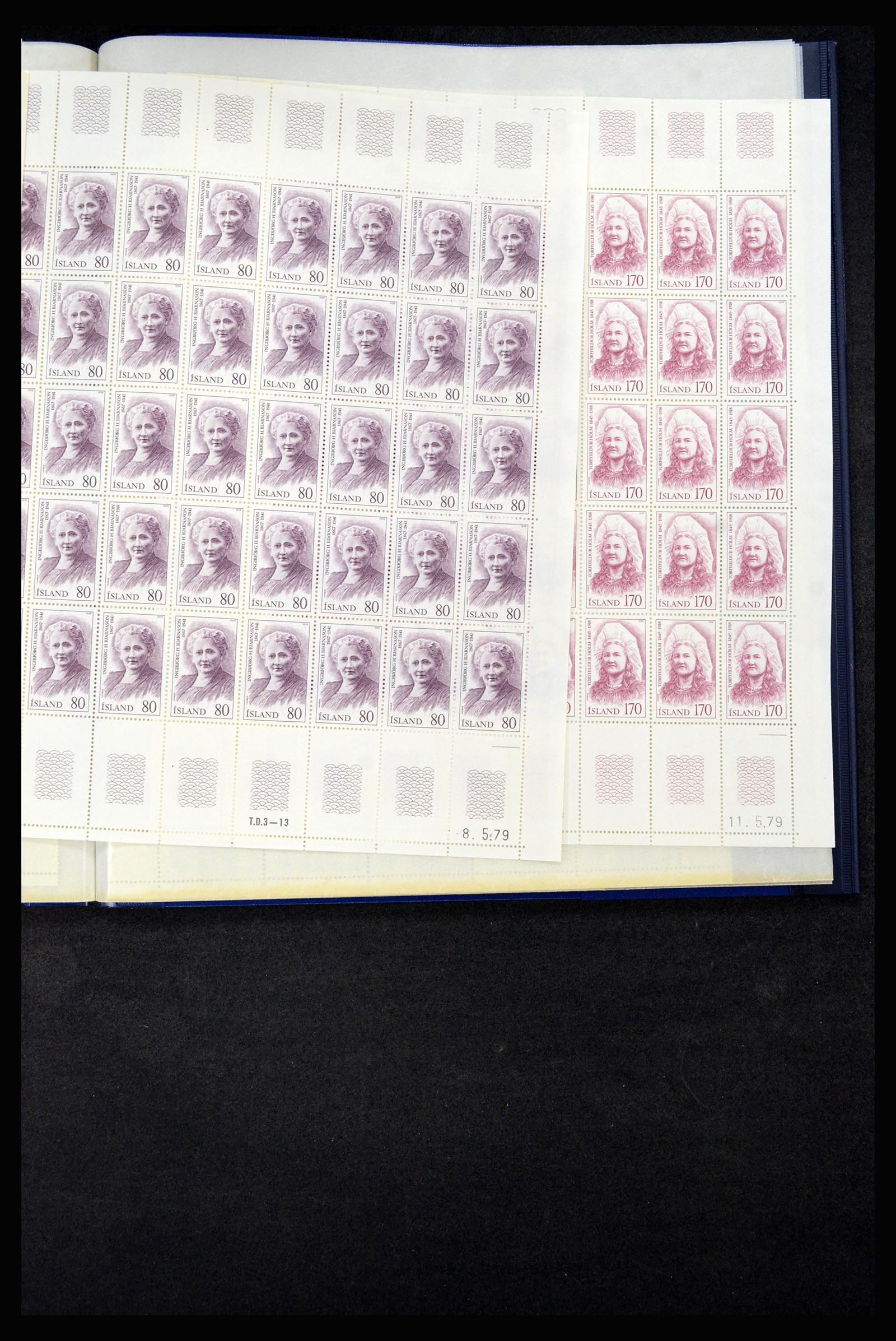 36588 244 - Postzegelverzameling 36588 IJsland 1950-1992.