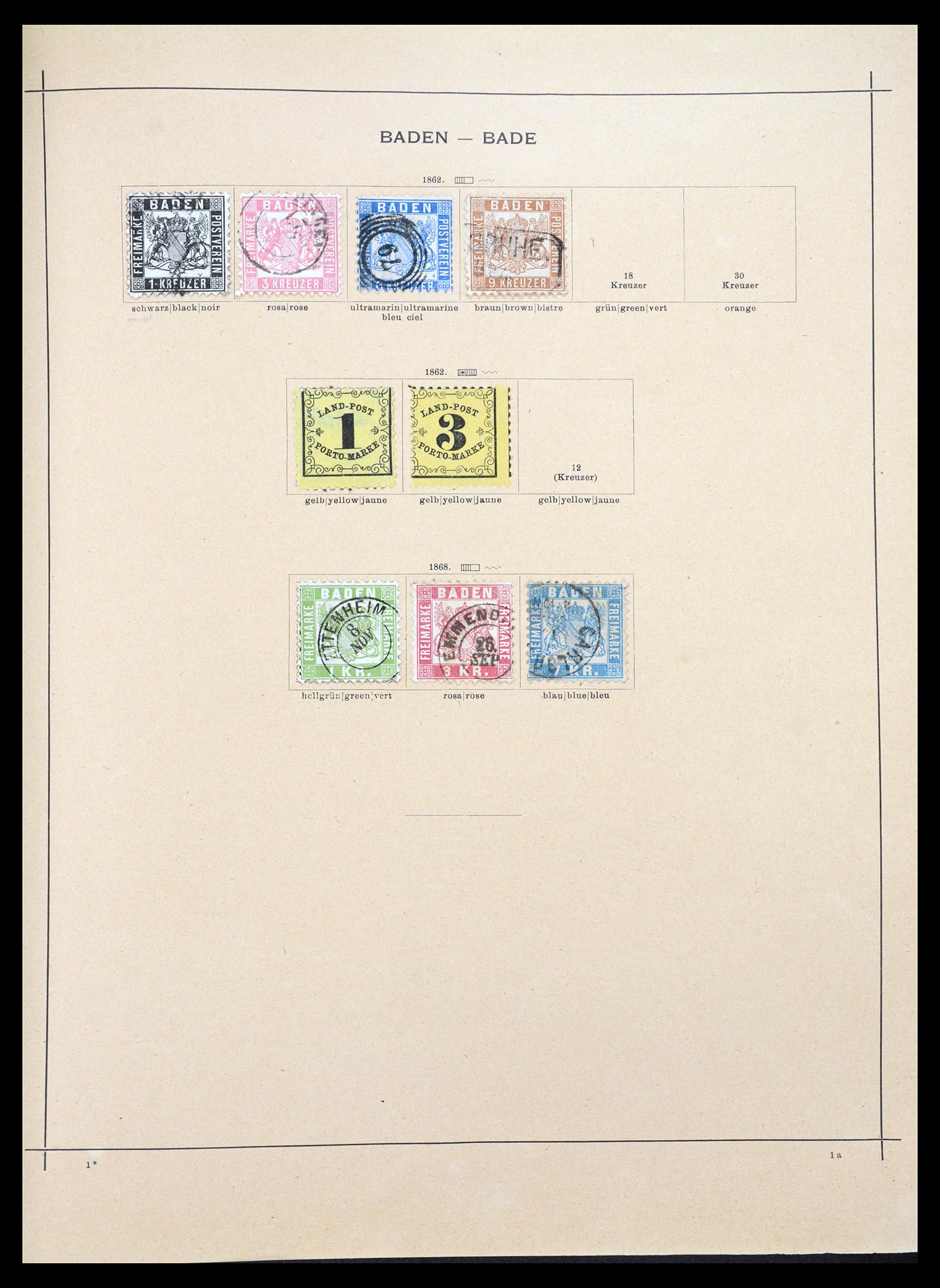 36595 002 - Stamp collection 36595 Wereld 1840-1910.