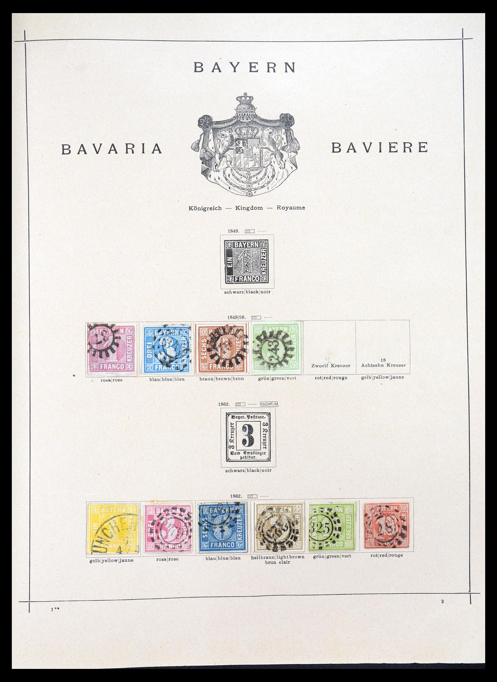 36595 003 - Postzegelverzameling 36595 World 1840-1910.