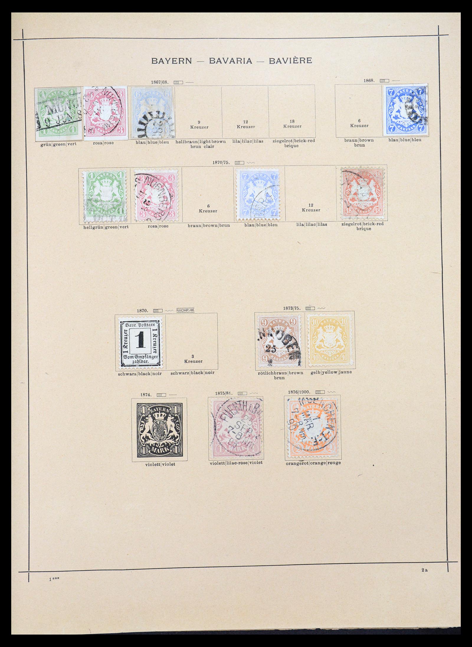36595 004 - Postzegelverzameling 36595 World 1840-1910.