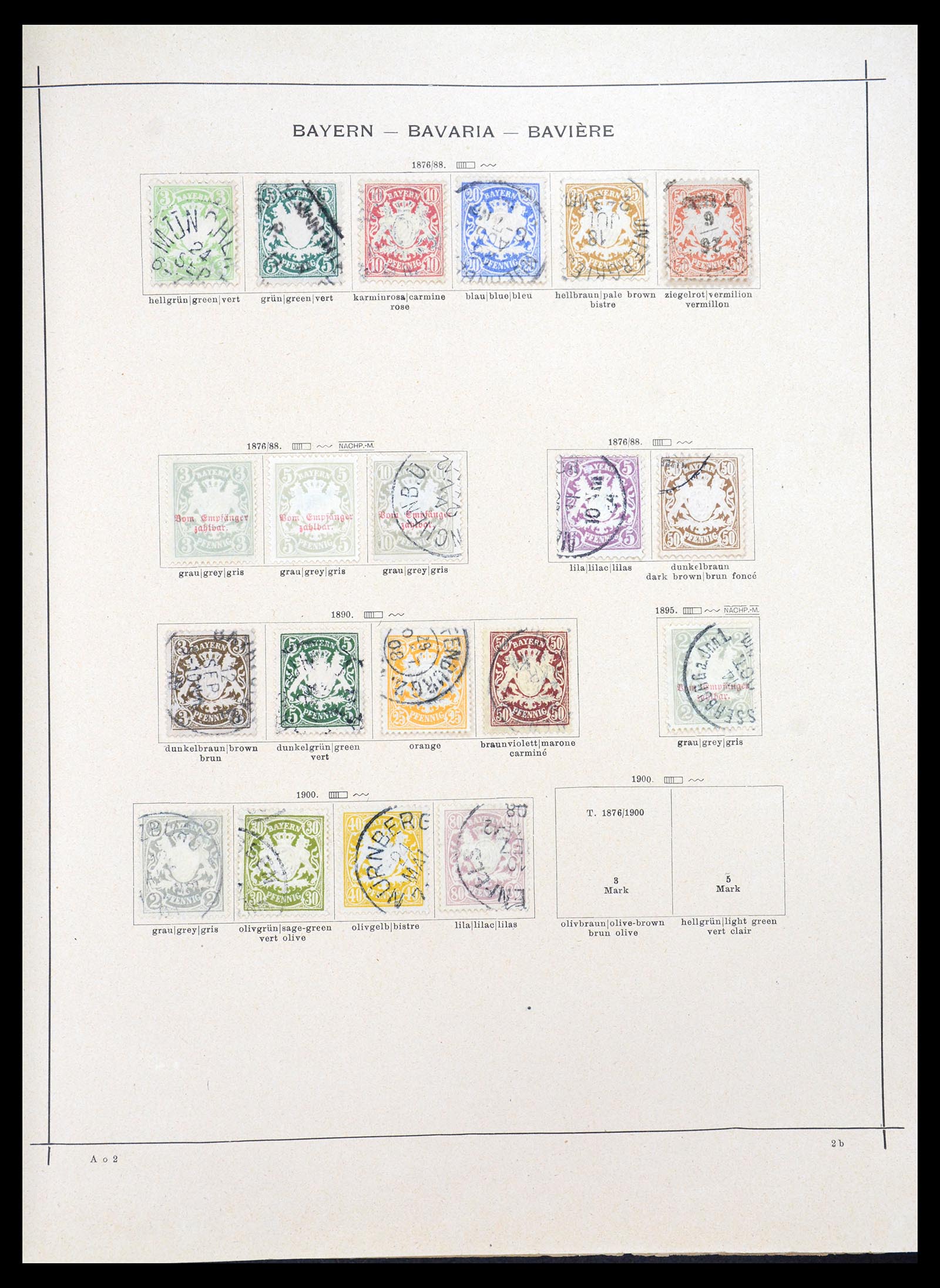 36595 005 - Stamp collection 36595 Wereld 1840-1910.