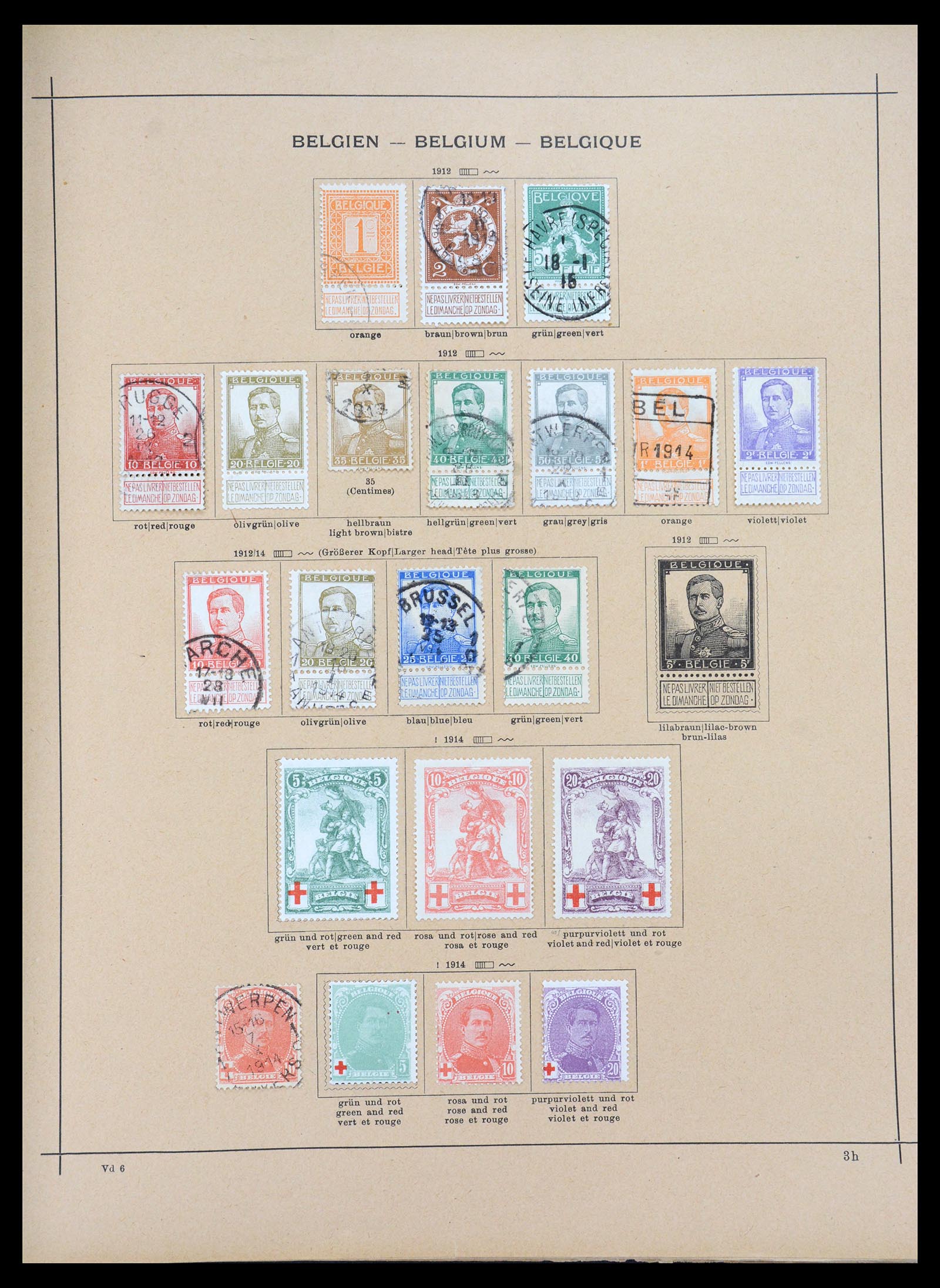36595 011 - Postzegelverzameling 36595 World 1840-1910.