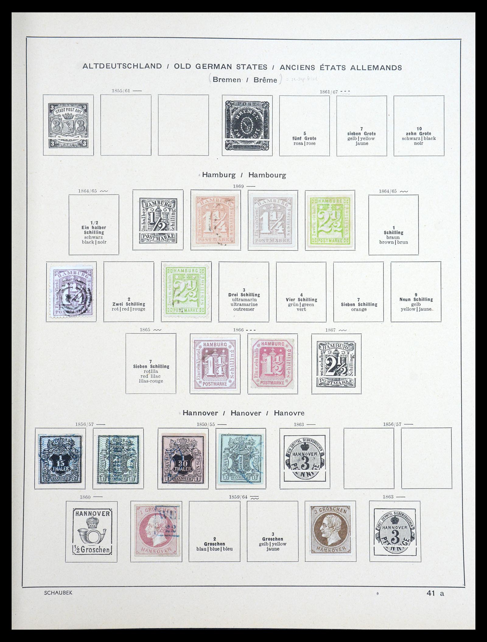 36595 031 - Stamp collection 36595 Wereld 1840-1910.