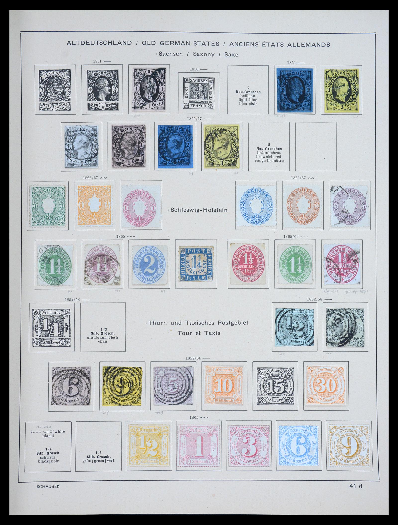 36595 033 - Postzegelverzameling 36595 World 1840-1910.