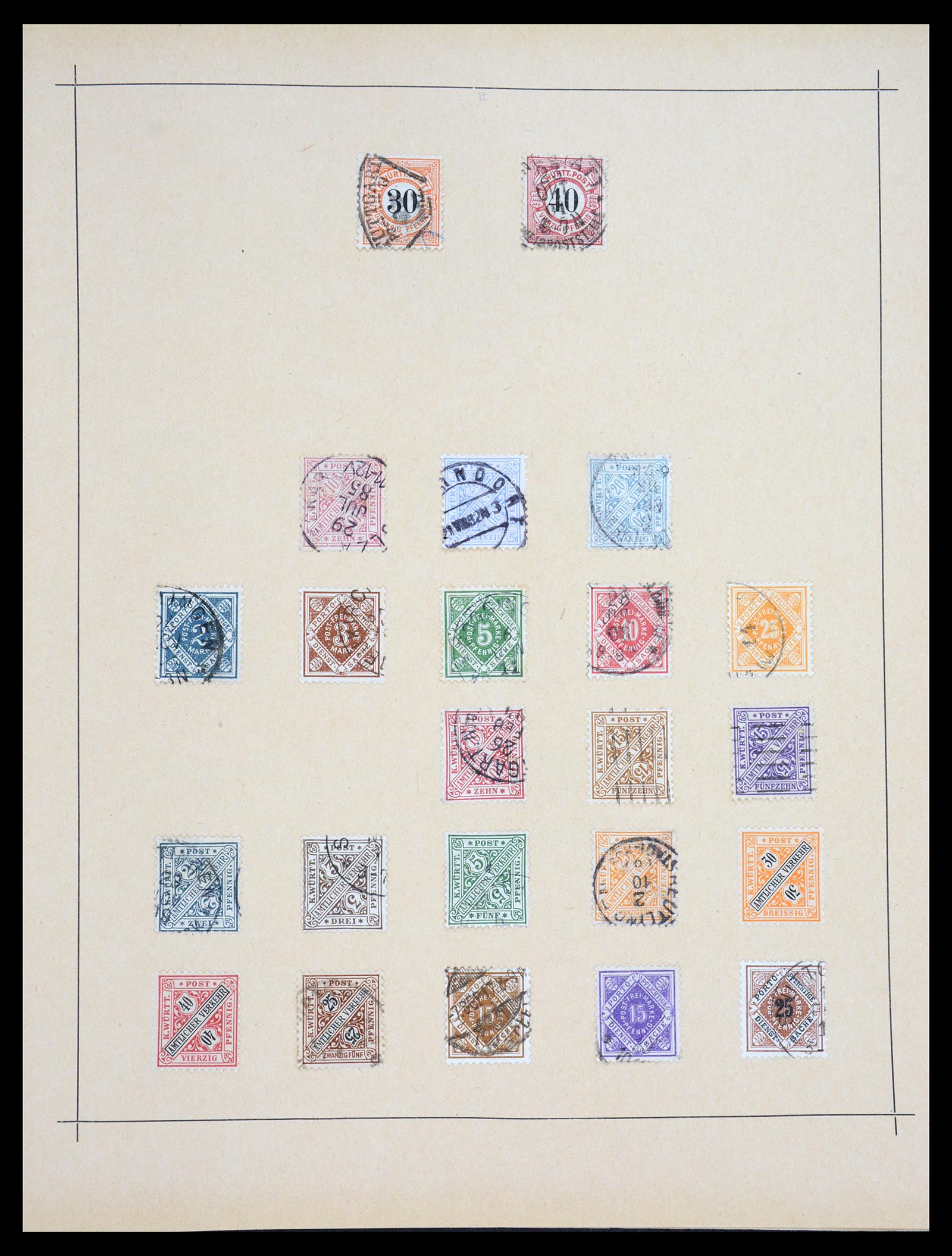 36595 035 - Postzegelverzameling 36595 World 1840-1910.