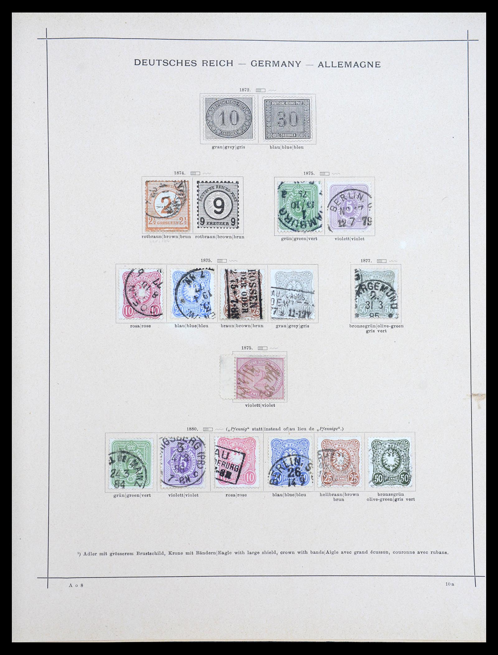 36595 037 - Stamp collection 36595 Wereld 1840-1910.