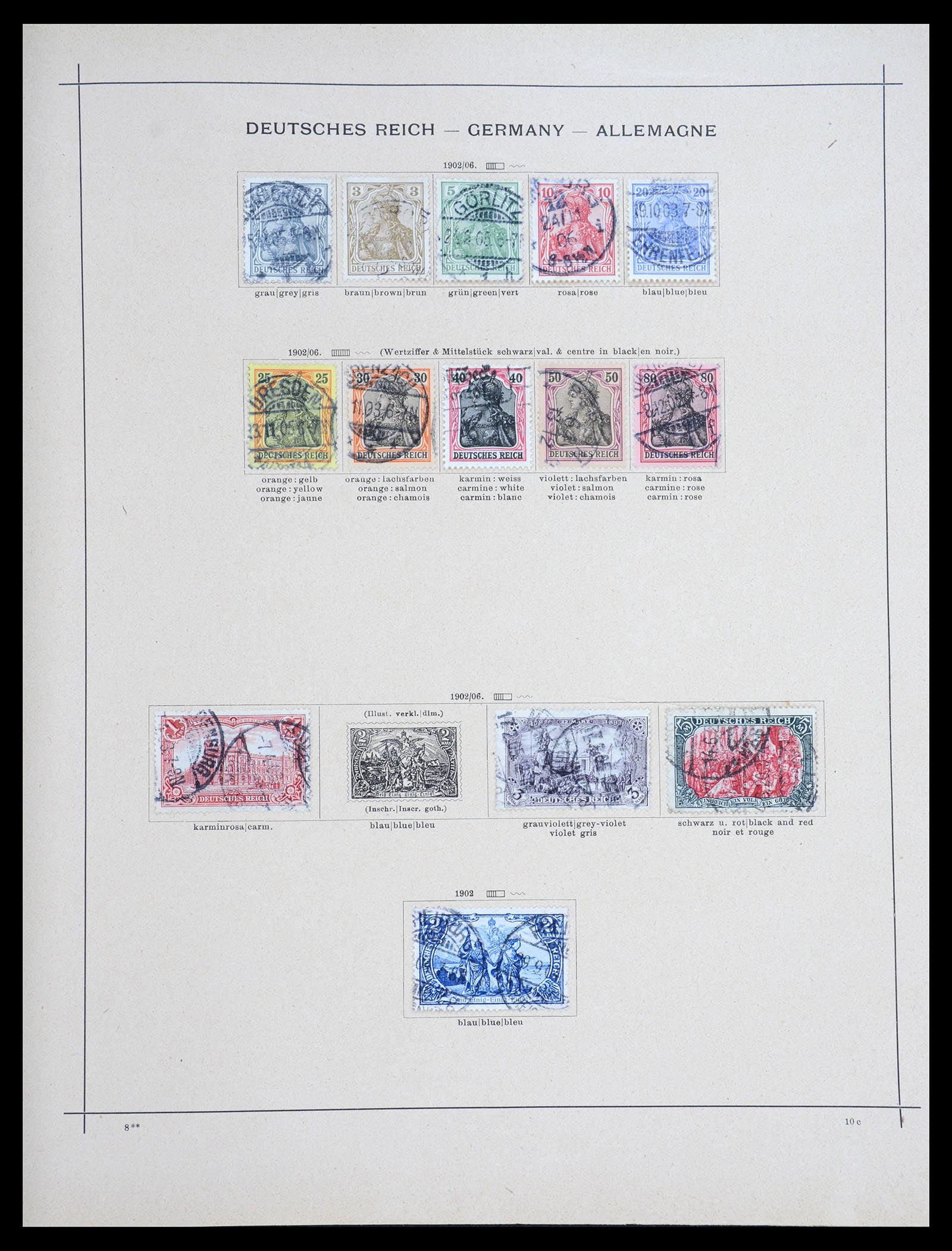36595 039 - Stamp collection 36595 Wereld 1840-1910.