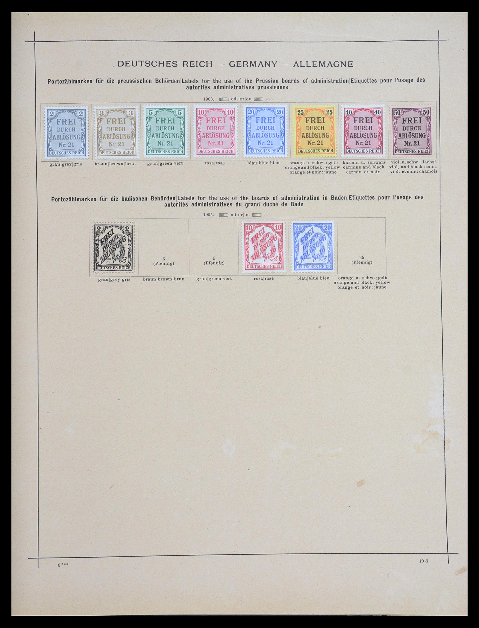 36595 040 - Postzegelverzameling 36595 World 1840-1910.