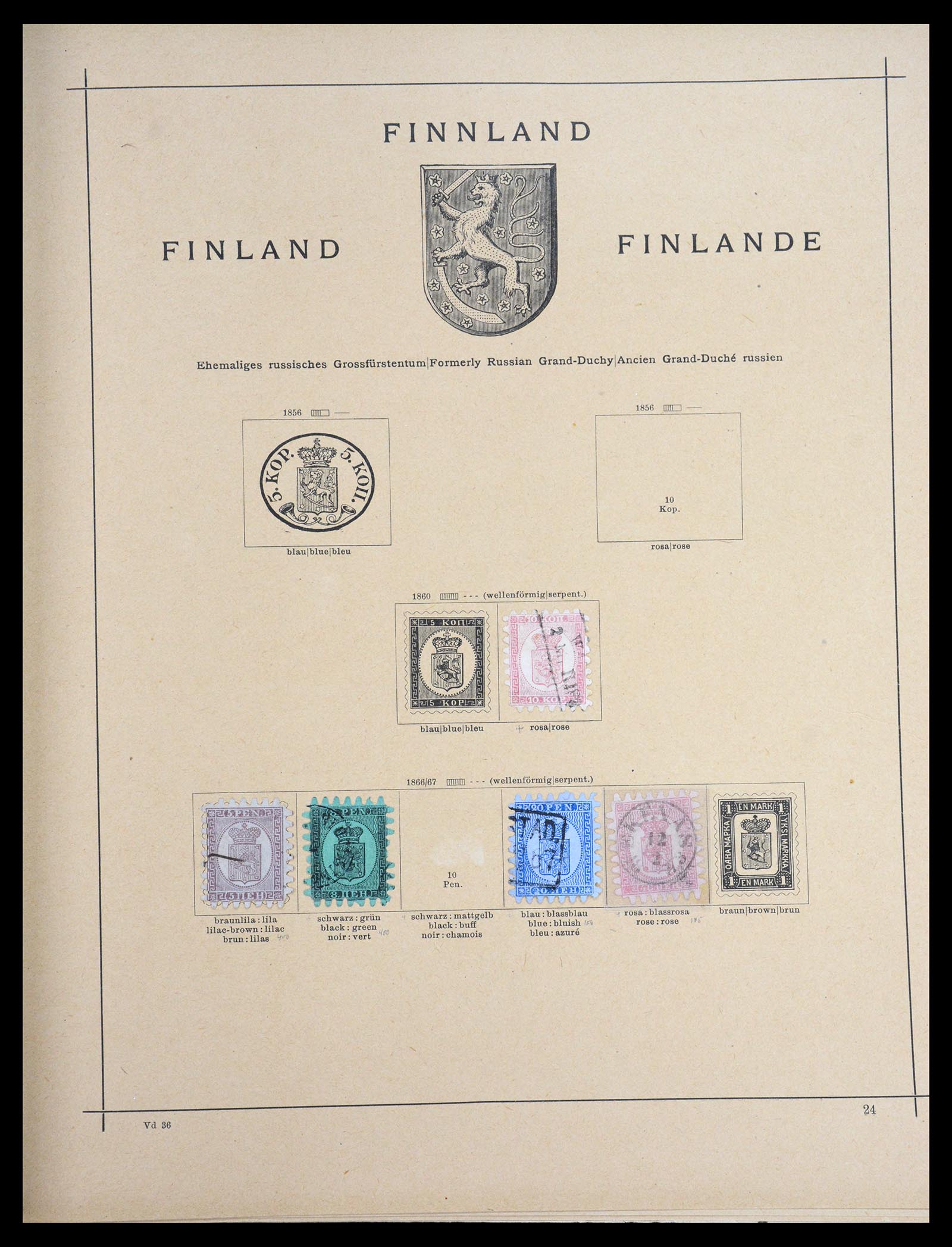 36595 057 - Postzegelverzameling 36595 World 1840-1910.