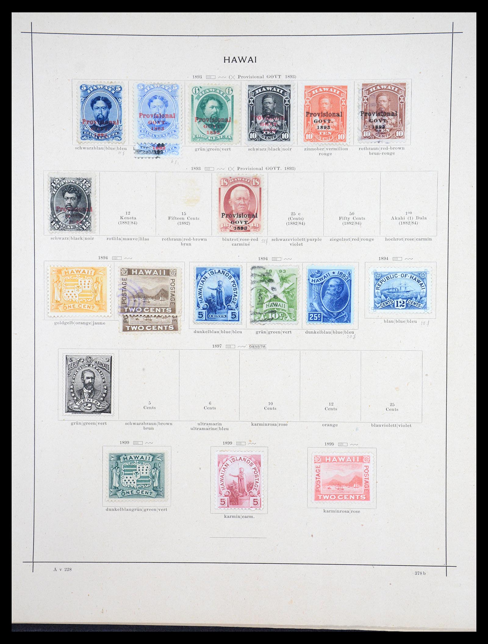 36595 793 - Postzegelverzameling 36595 World 1840-1910.