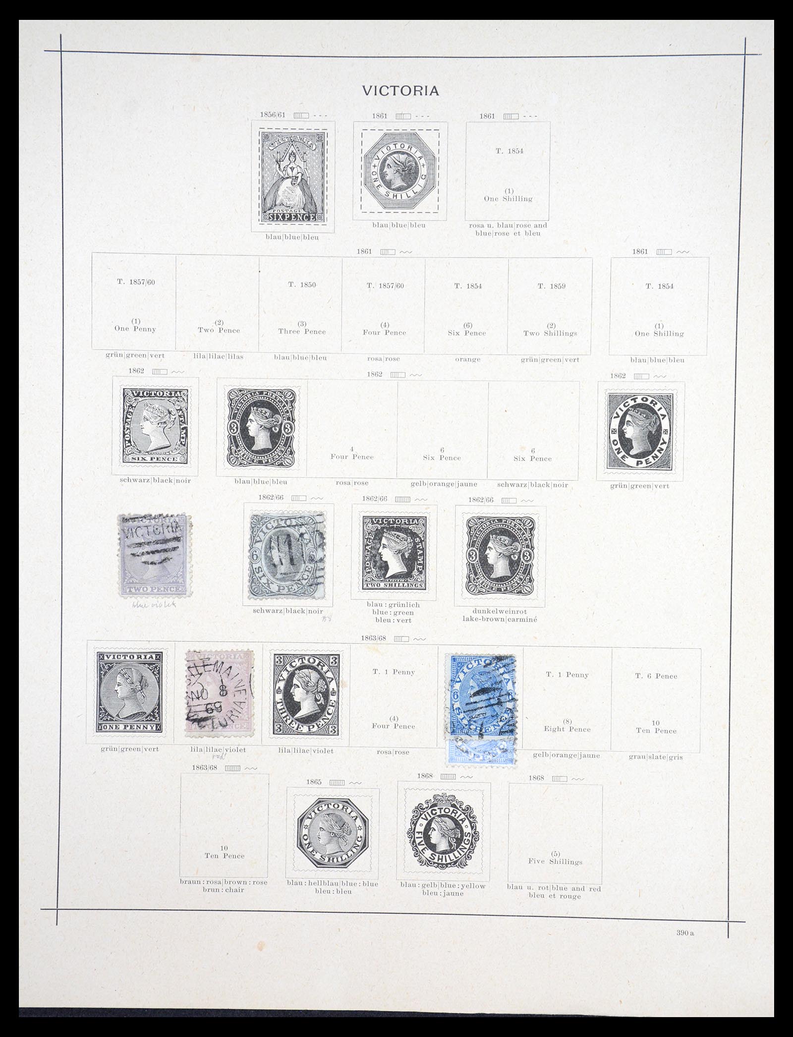 36595 822 - Postzegelverzameling 36595 World 1840-1910.