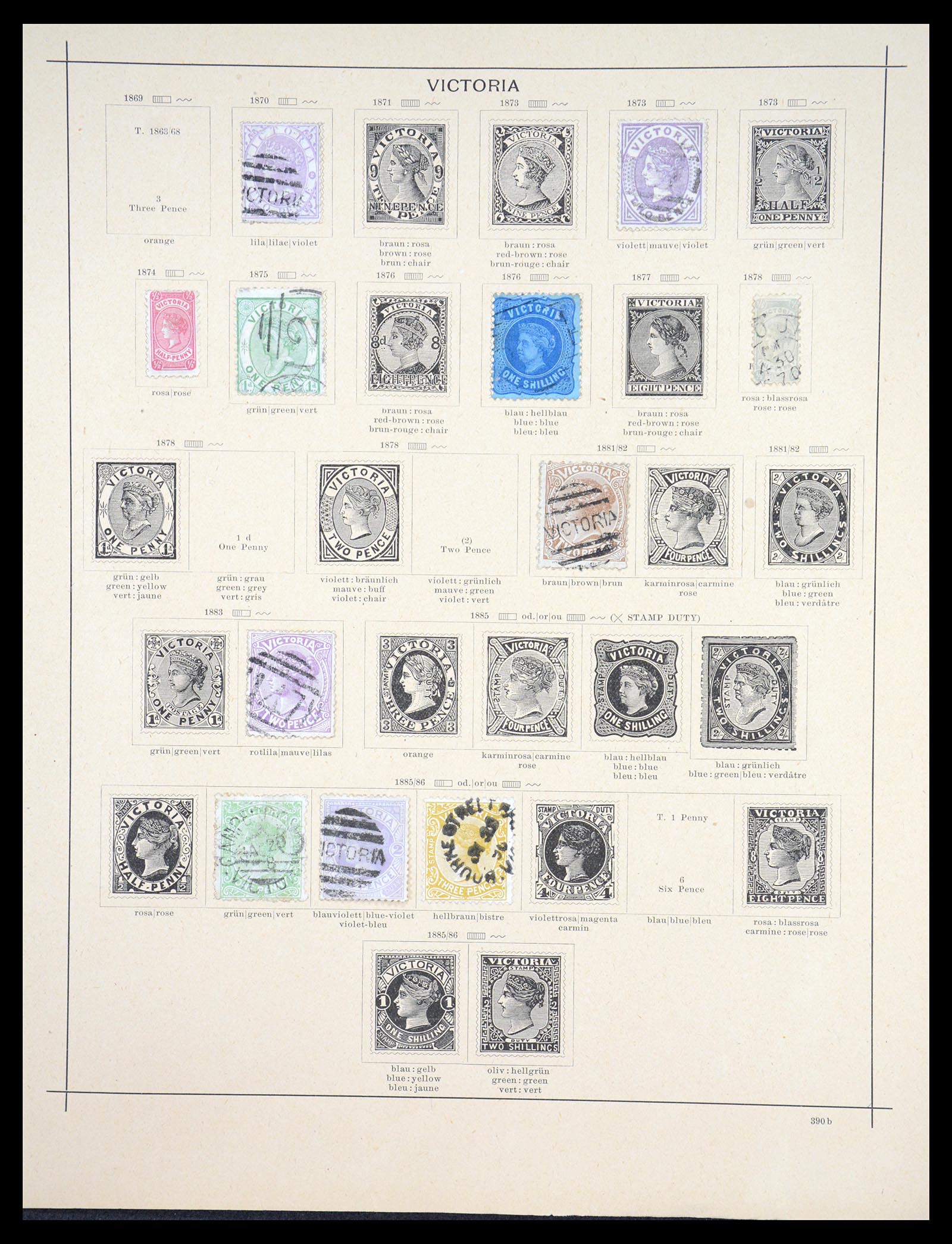 36595 823 - Postzegelverzameling 36595 World 1840-1910.