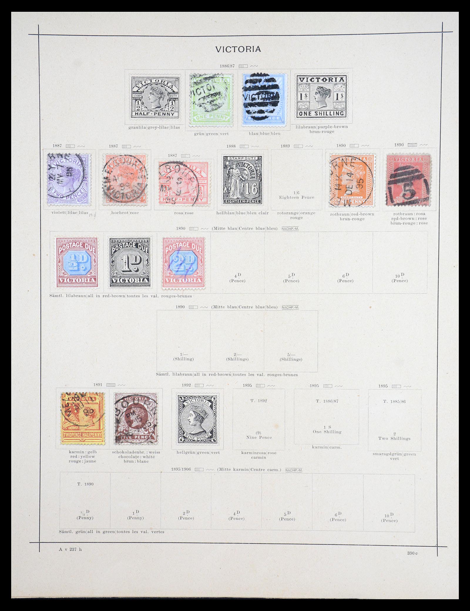 36595 824 - Postzegelverzameling 36595 World 1840-1910.