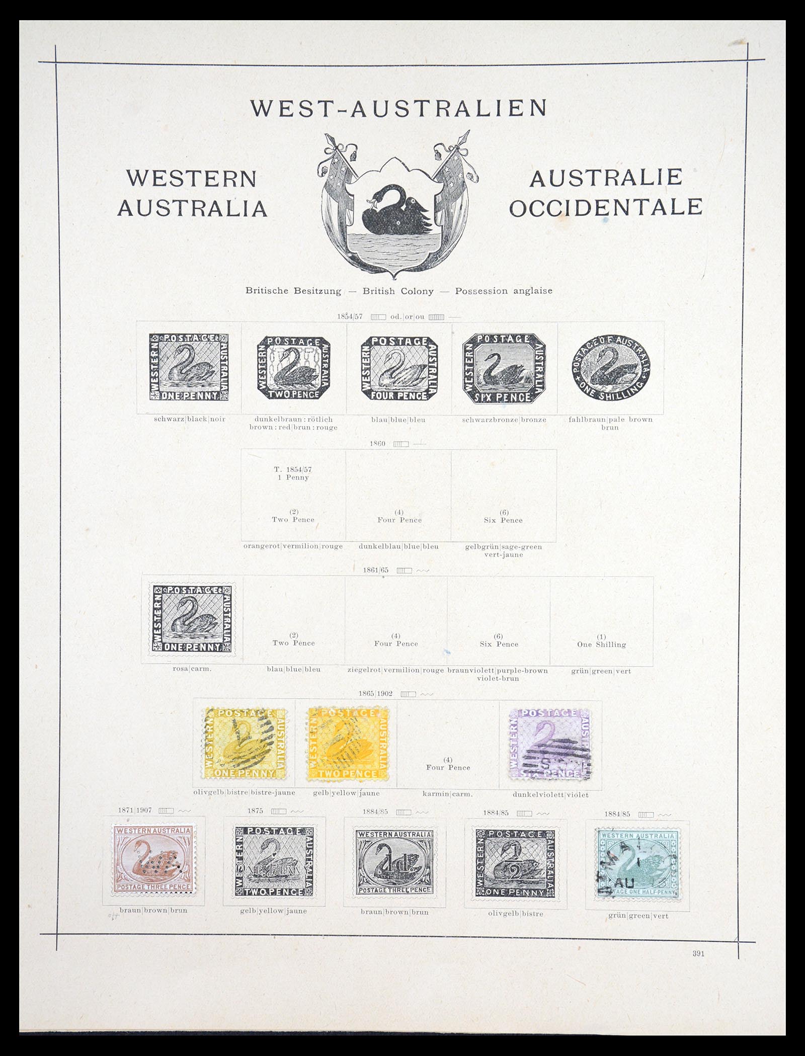 36595 826 - Postzegelverzameling 36595 World 1840-1910.