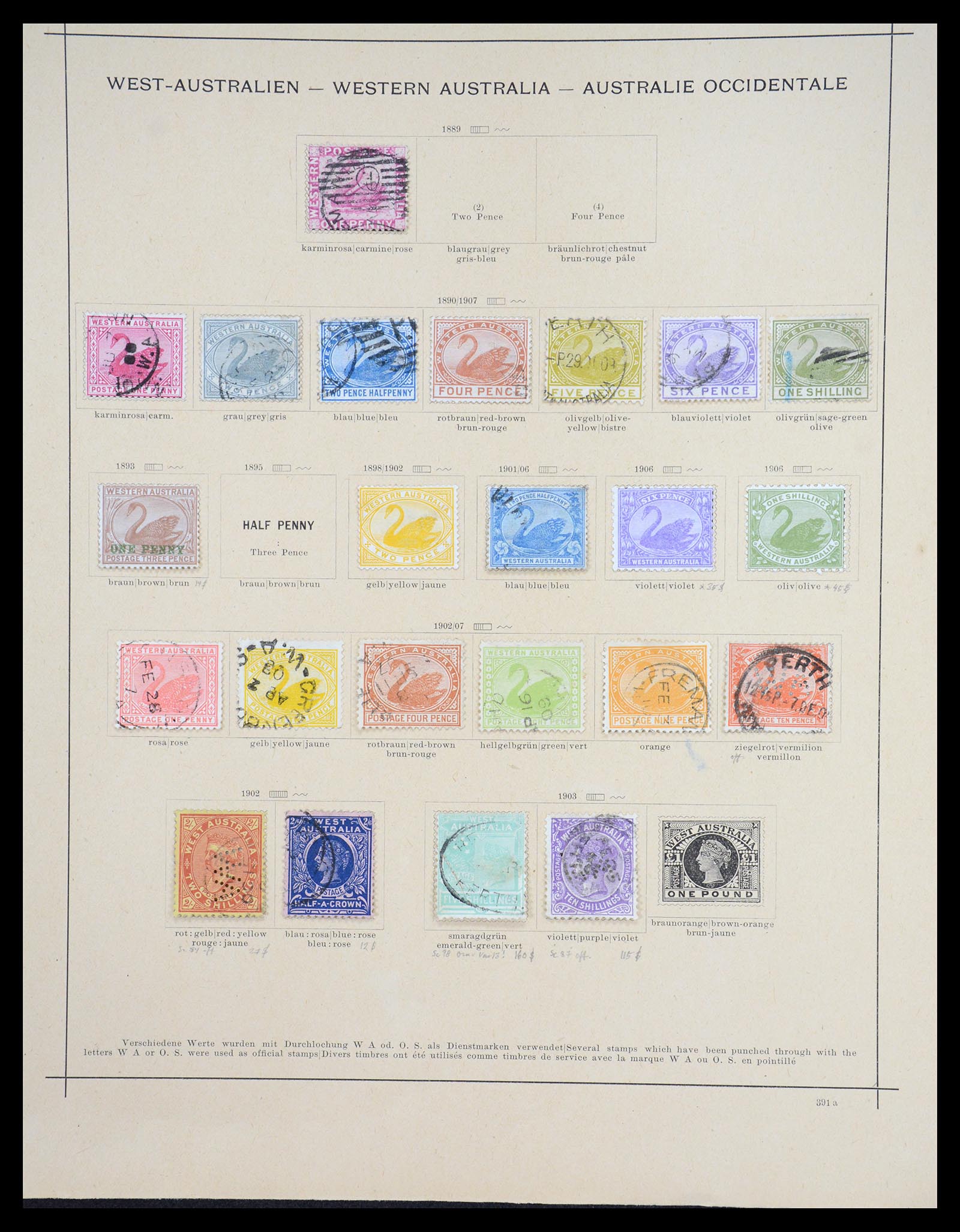 36595 827 - Postzegelverzameling 36595 World 1840-1910.