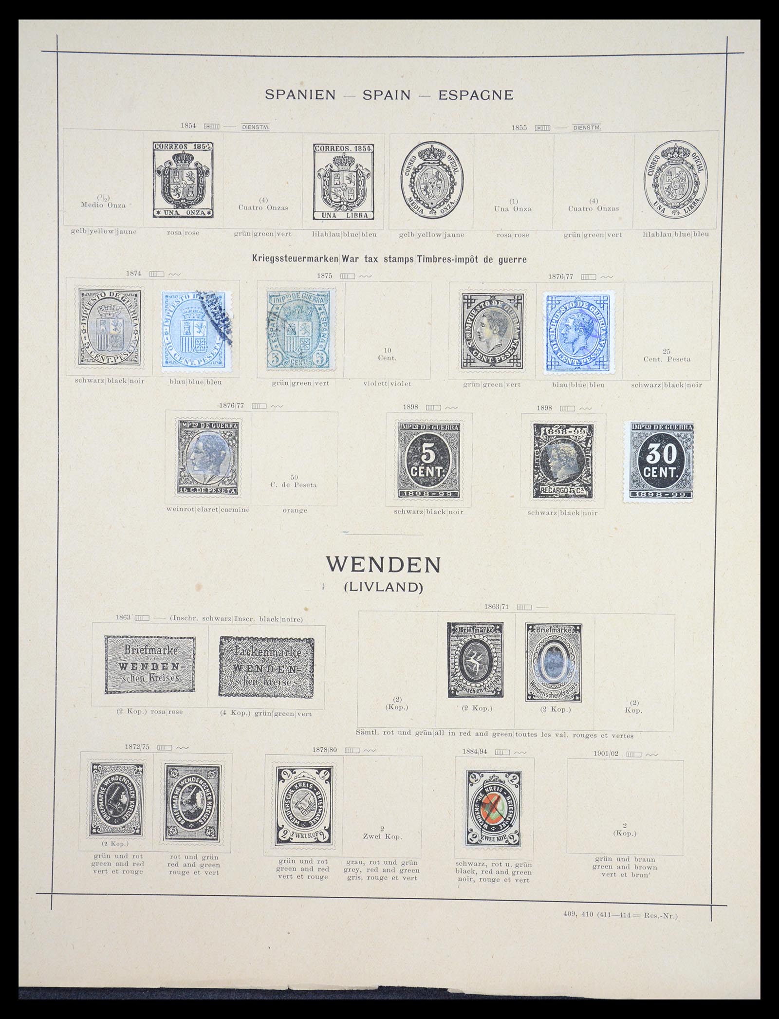 36595 829 - Postzegelverzameling 36595 World 1840-1910.