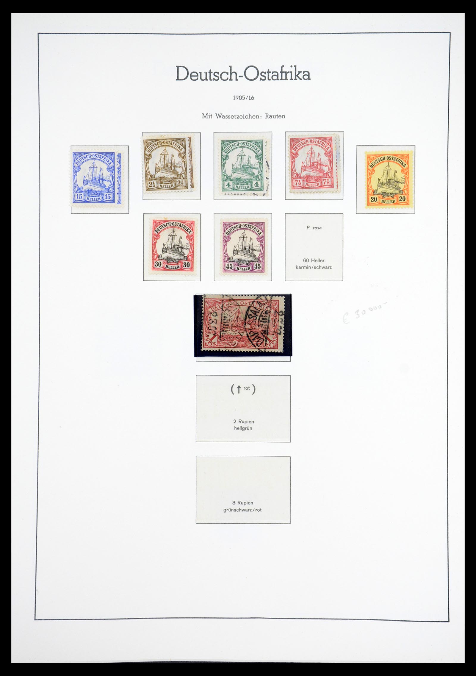 36597 017 - Stamp collection 36597 German colonies 1884-1918.