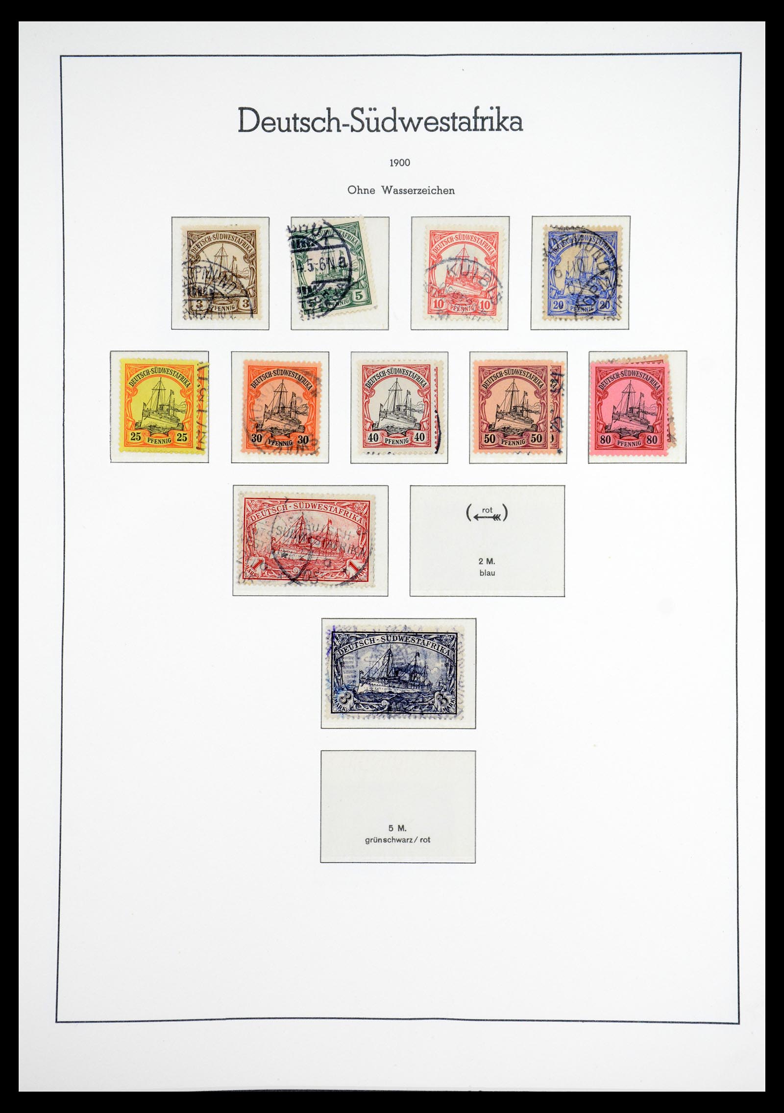 36597 019 - Stamp collection 36597 German colonies 1884-1918.