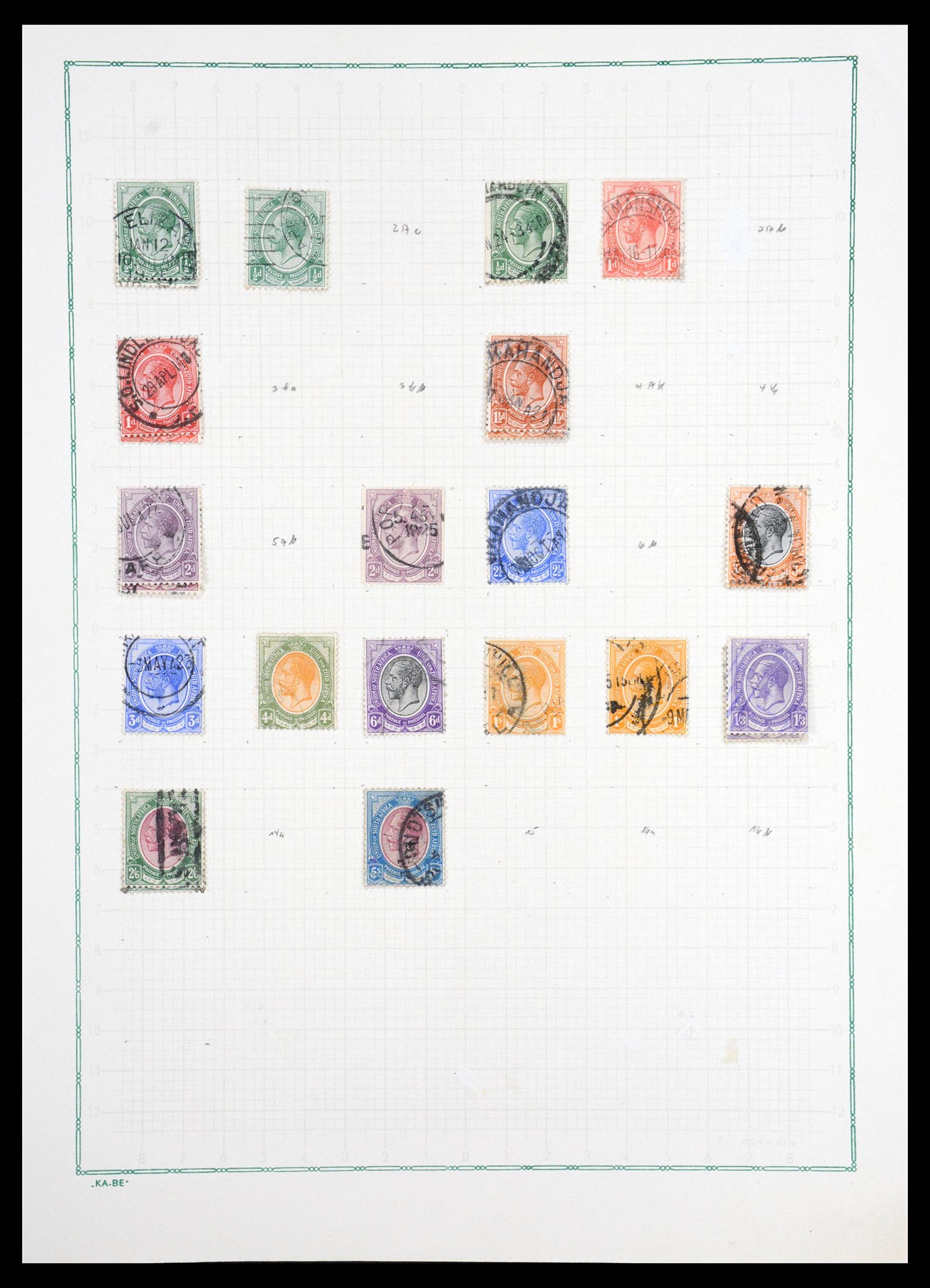 36599 001 - Postzegelverzameling 36599 Zuid Afrika 1910-1998.