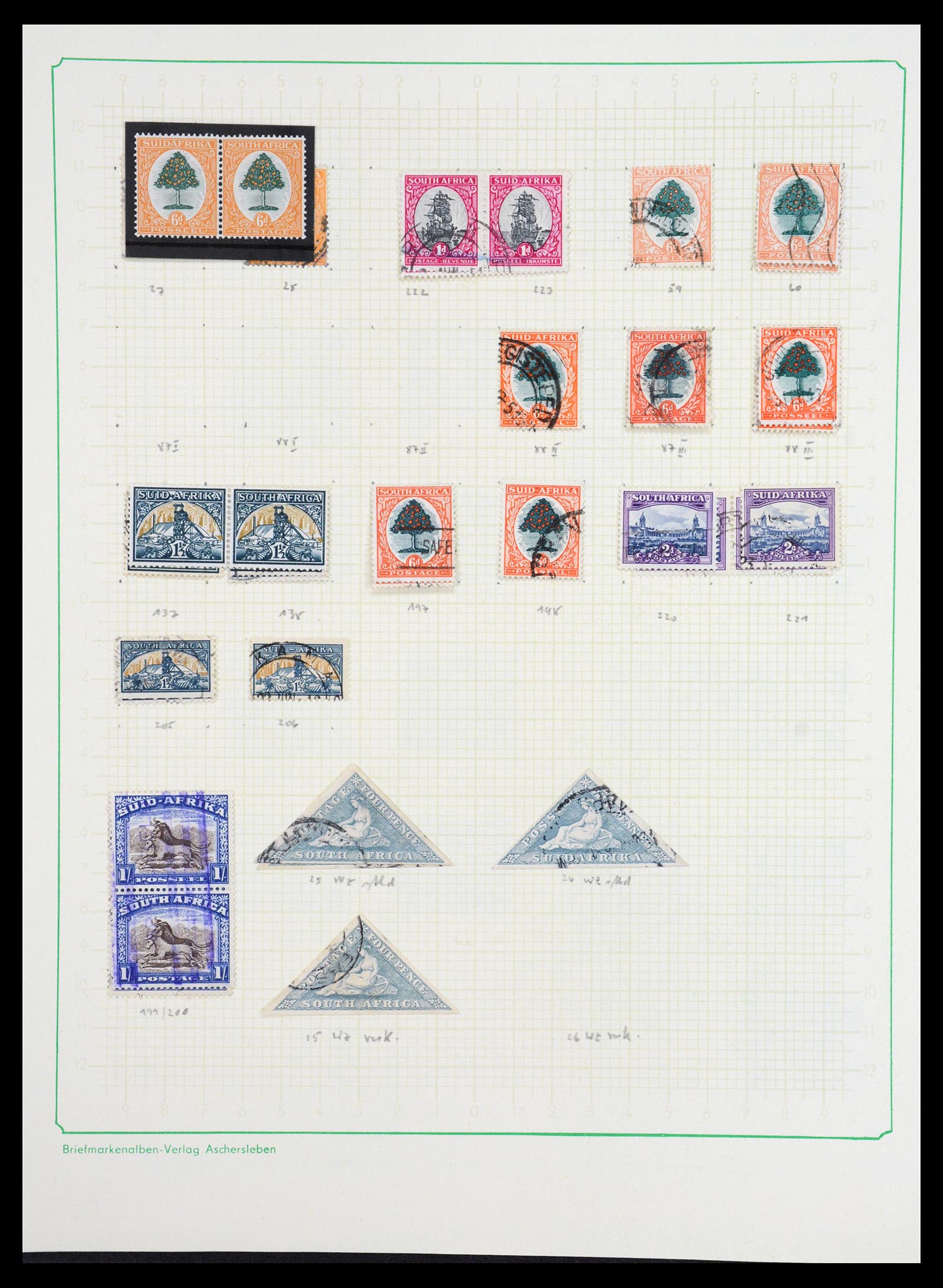 36599 003 - Postzegelverzameling 36599 Zuid Afrika 1910-1998.