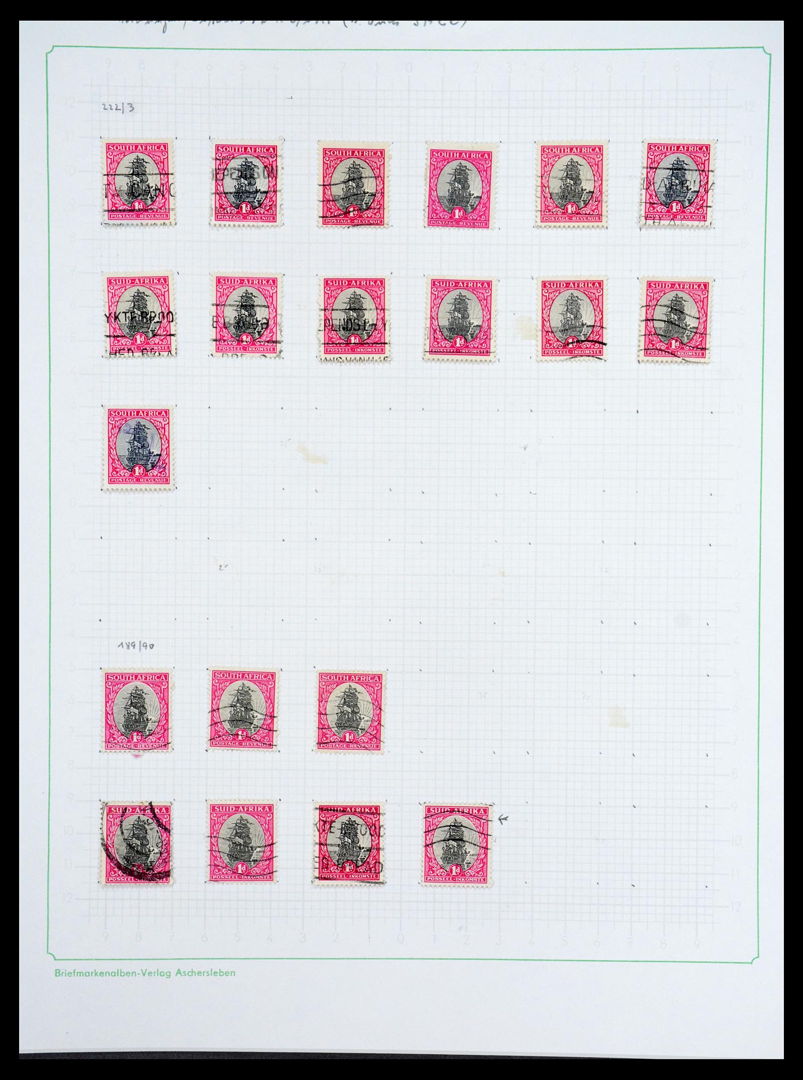 36599 011 - Postzegelverzameling 36599 Zuid Afrika 1910-1998.