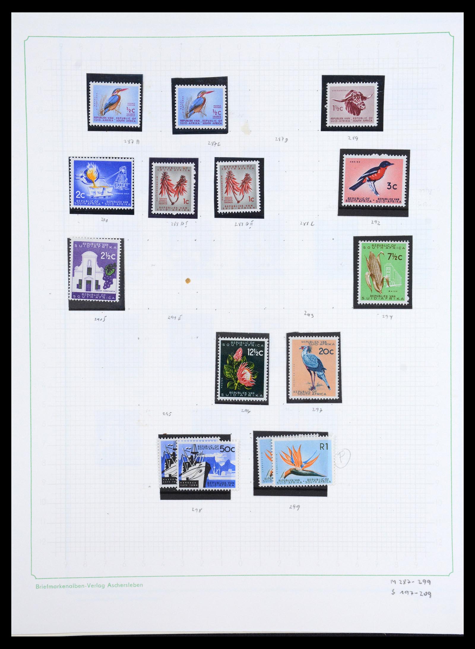 36599 021 - Postzegelverzameling 36599 Zuid Afrika 1910-1998.