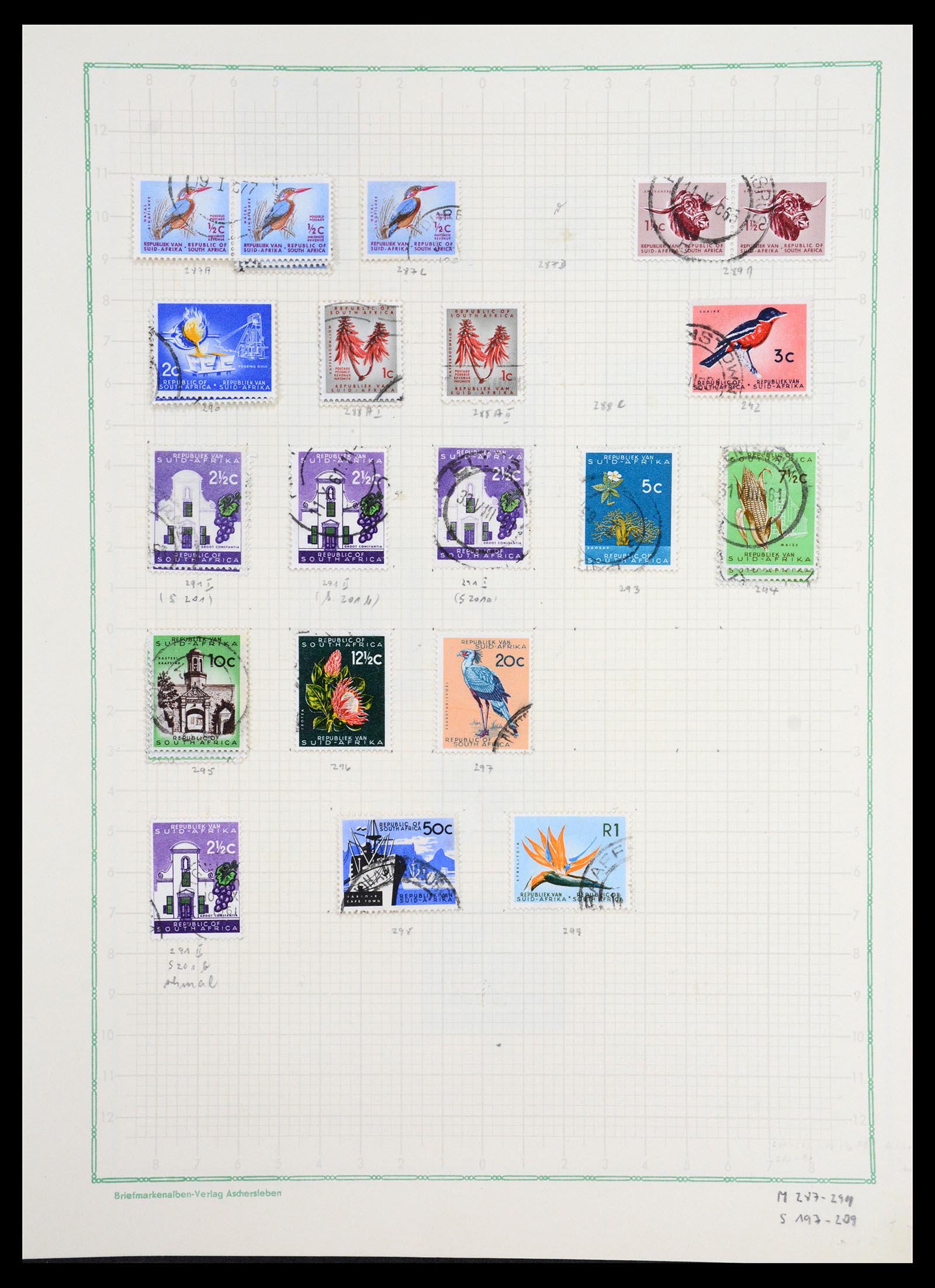 36599 022 - Postzegelverzameling 36599 Zuid Afrika 1910-1998.