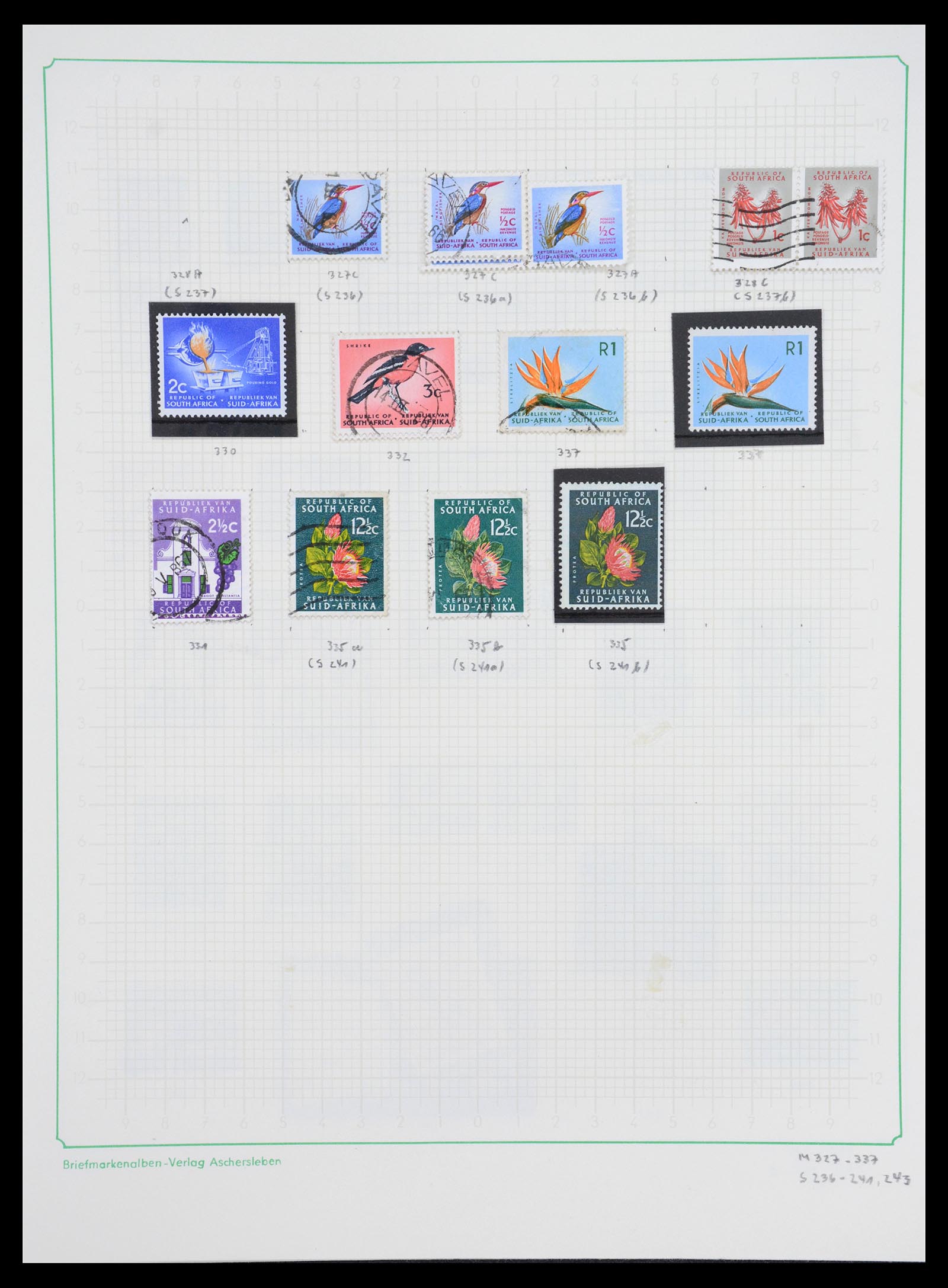 36599 025 - Postzegelverzameling 36599 Zuid Afrika 1910-1998.