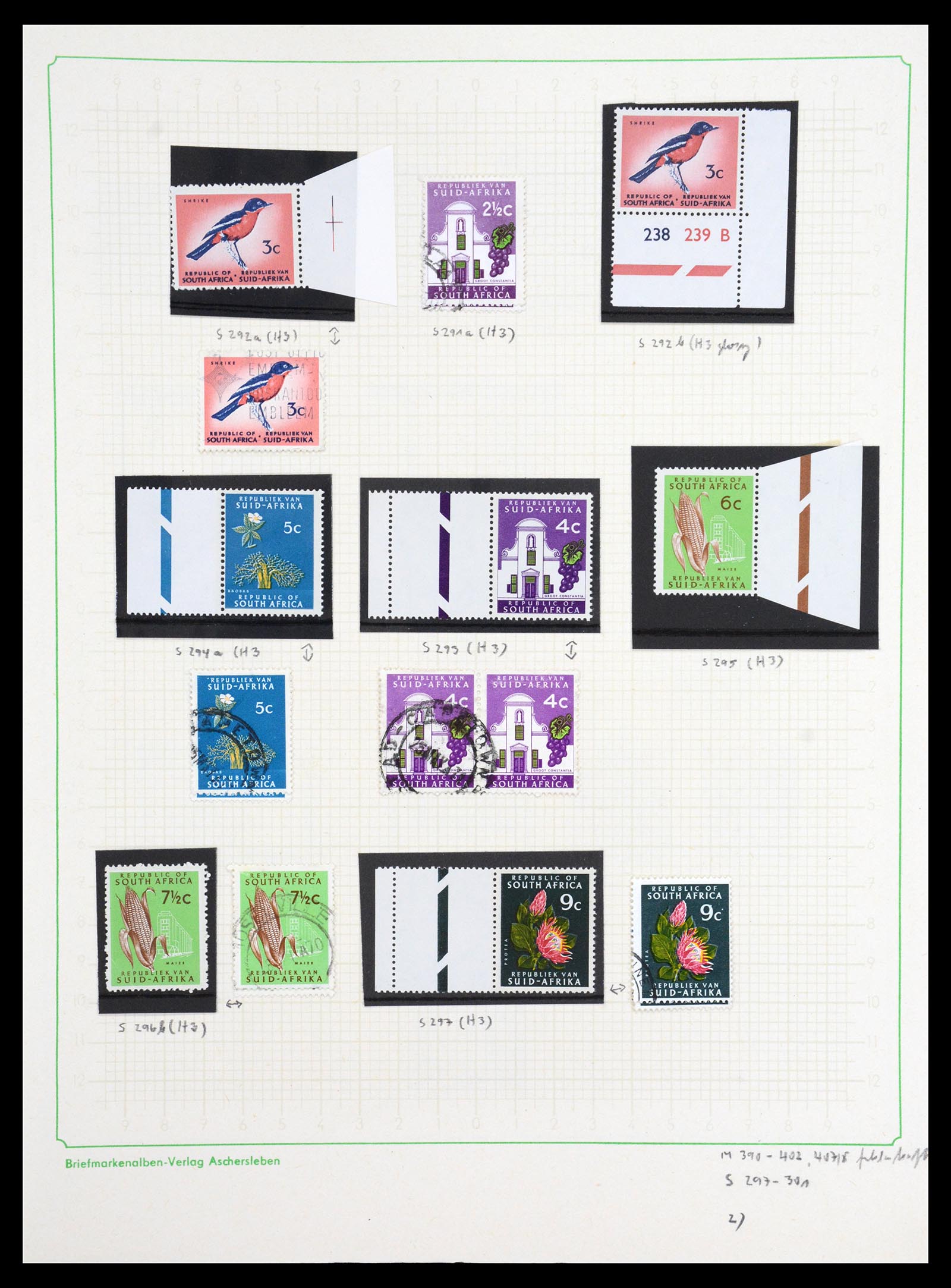 36599 028 - Postzegelverzameling 36599 Zuid Afrika 1910-1998.