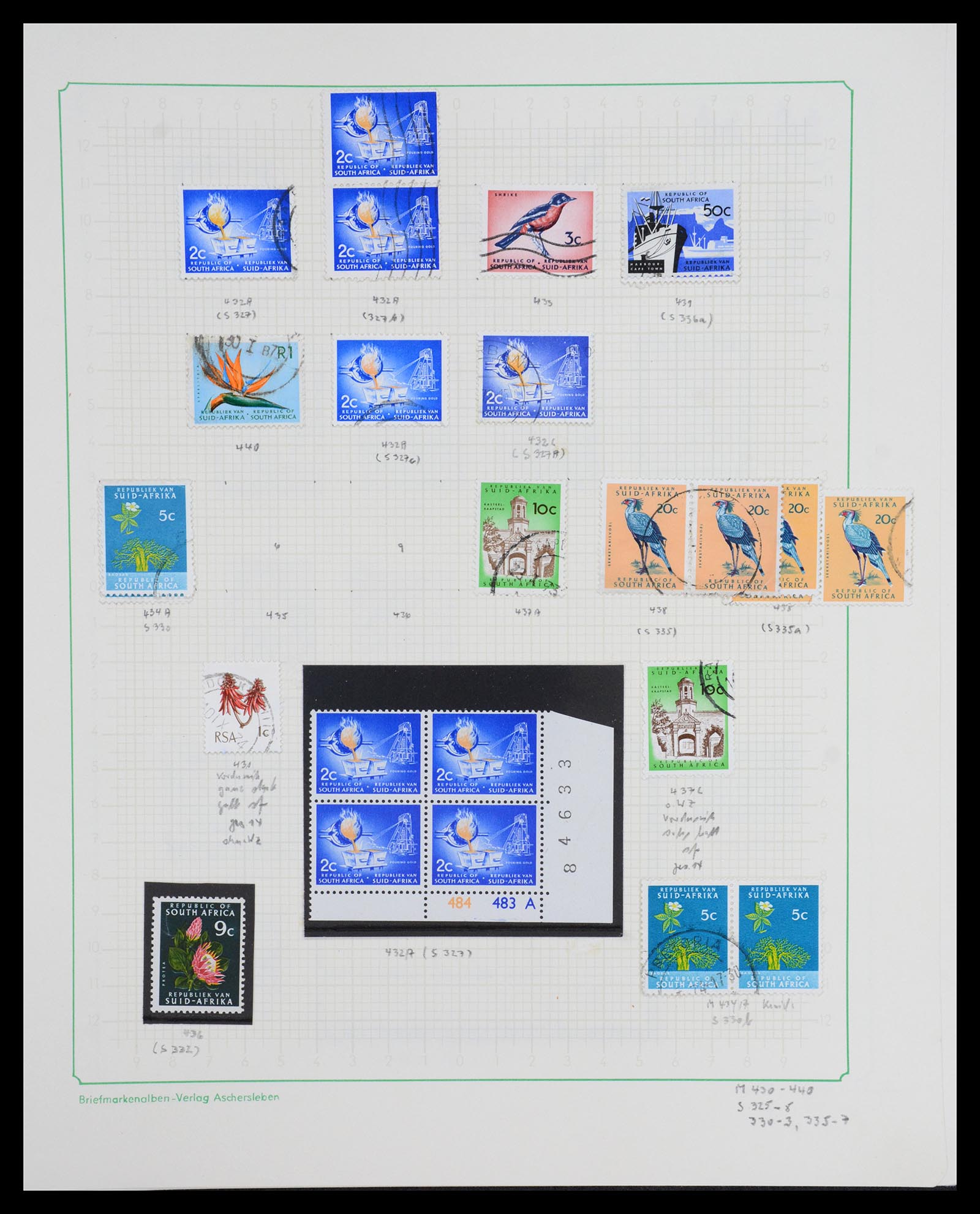 36599 030 - Postzegelverzameling 36599 Zuid Afrika 1910-1998.