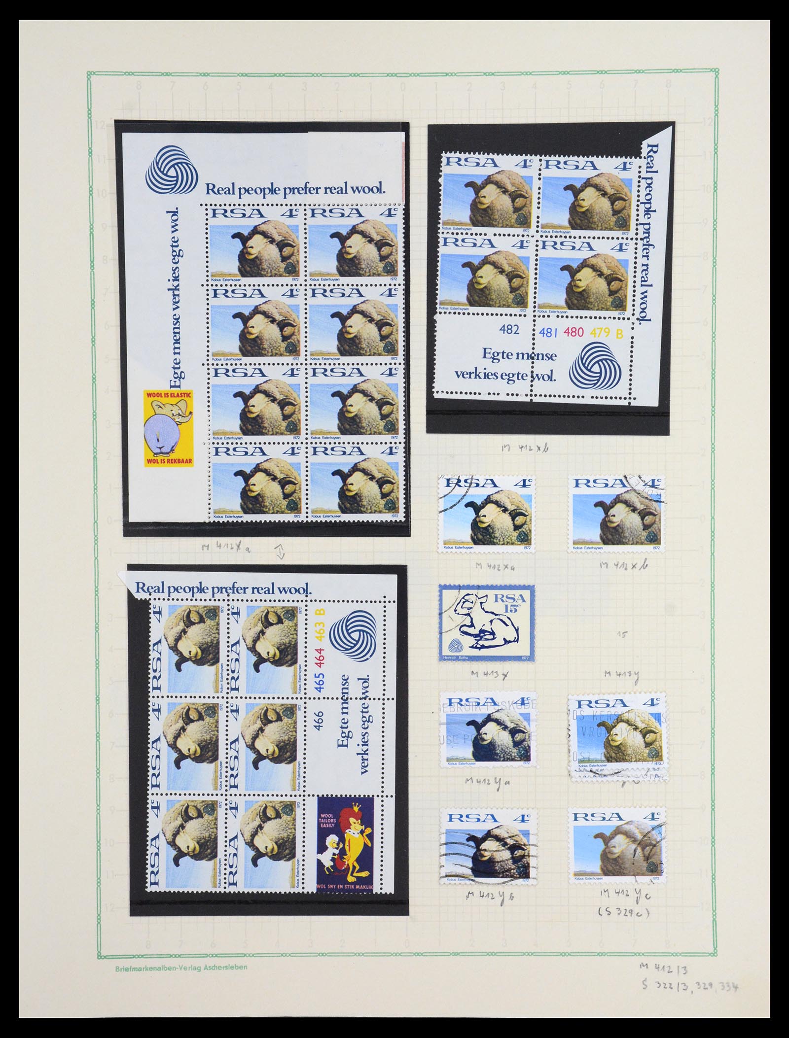 36599 032 - Postzegelverzameling 36599 Zuid Afrika 1910-1998.