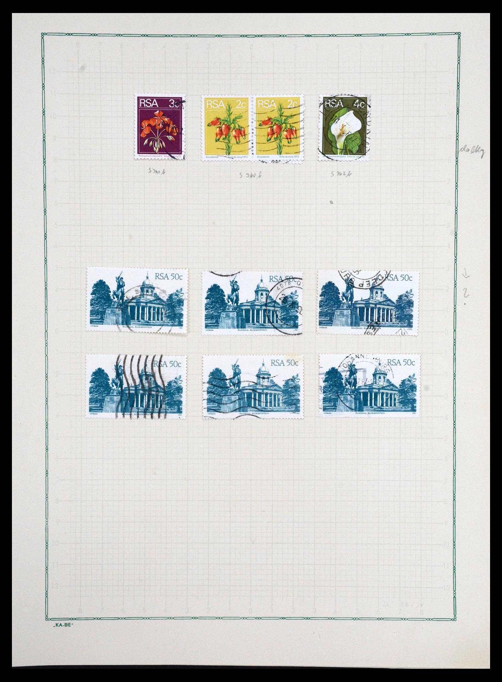 36599 039 - Postzegelverzameling 36599 Zuid Afrika 1910-1998.