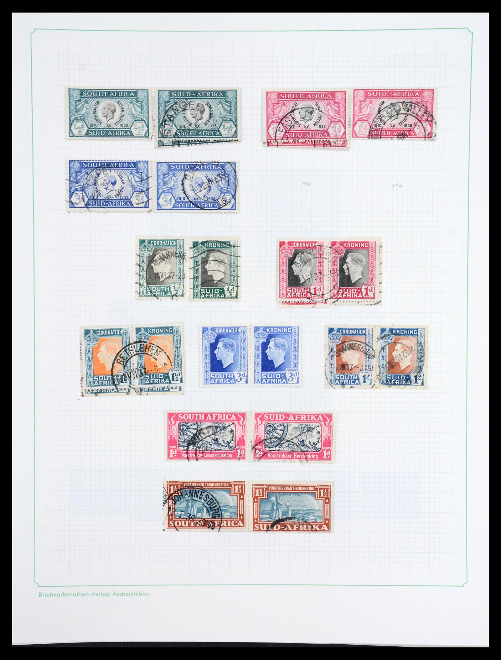 36599 042 - Postzegelverzameling 36599 Zuid Afrika 1910-1998.