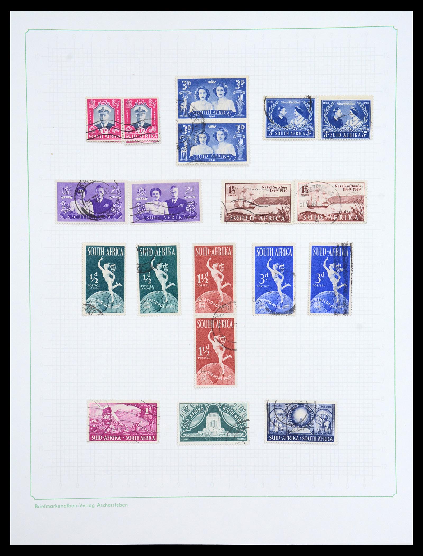 36599 045 - Postzegelverzameling 36599 Zuid Afrika 1910-1998.