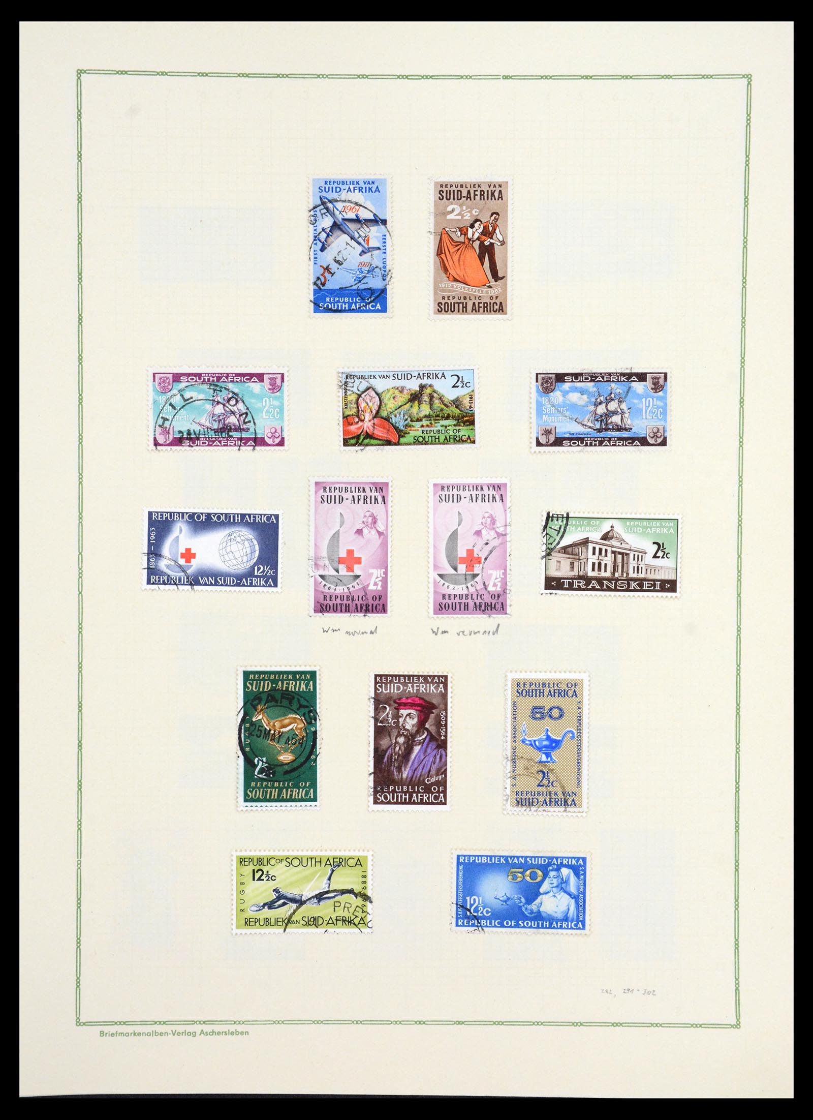 36599 047 - Postzegelverzameling 36599 Zuid Afrika 1910-1998.