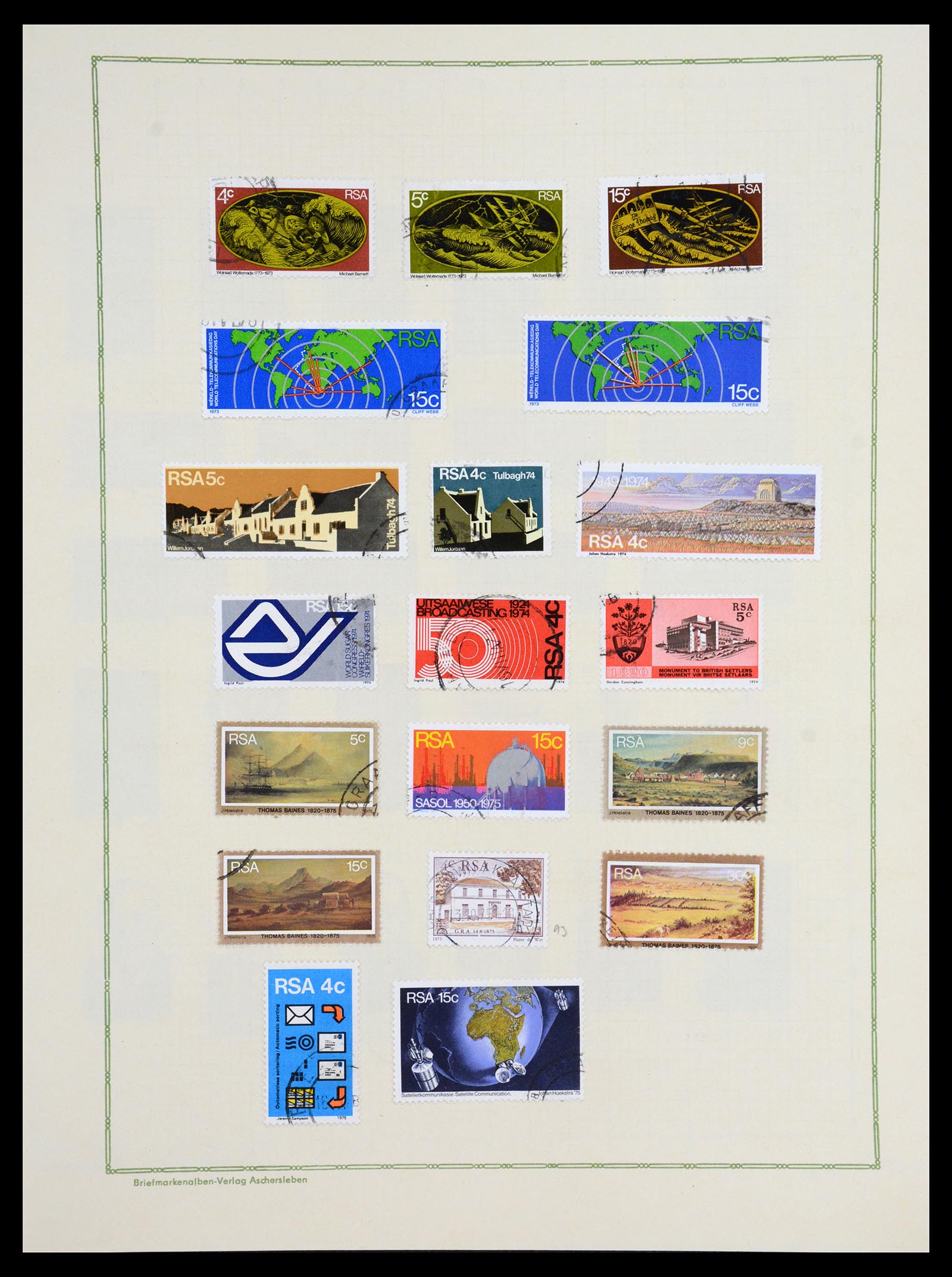 36599 053 - Postzegelverzameling 36599 Zuid Afrika 1910-1998.