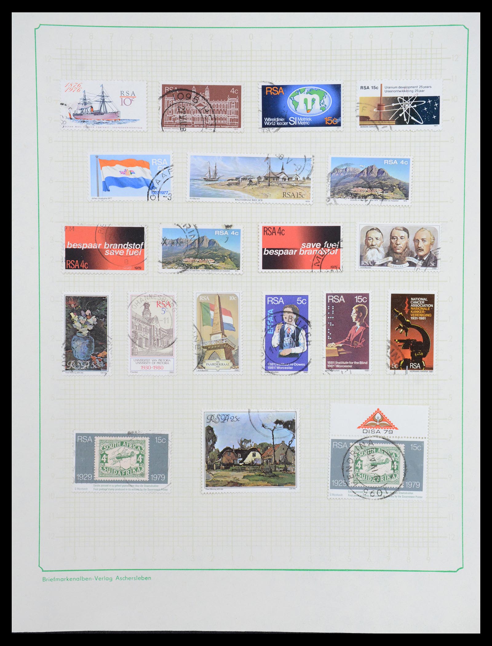 36599 055 - Postzegelverzameling 36599 Zuid Afrika 1910-1998.