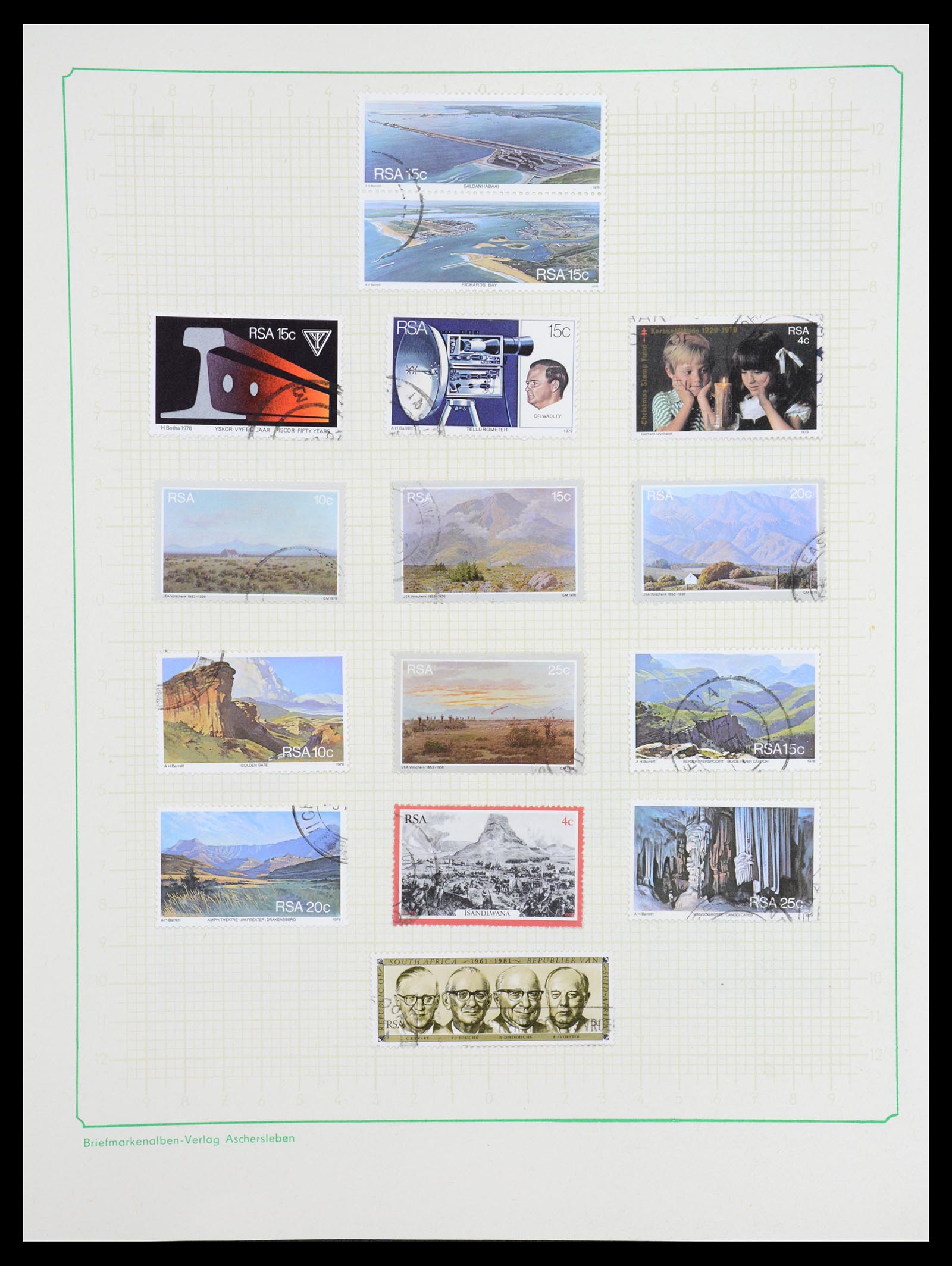 36599 056 - Postzegelverzameling 36599 Zuid Afrika 1910-1998.