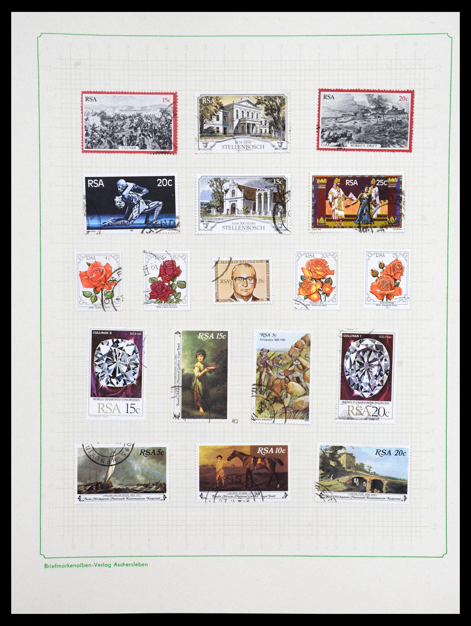 36599 057 - Postzegelverzameling 36599 Zuid Afrika 1910-1998.