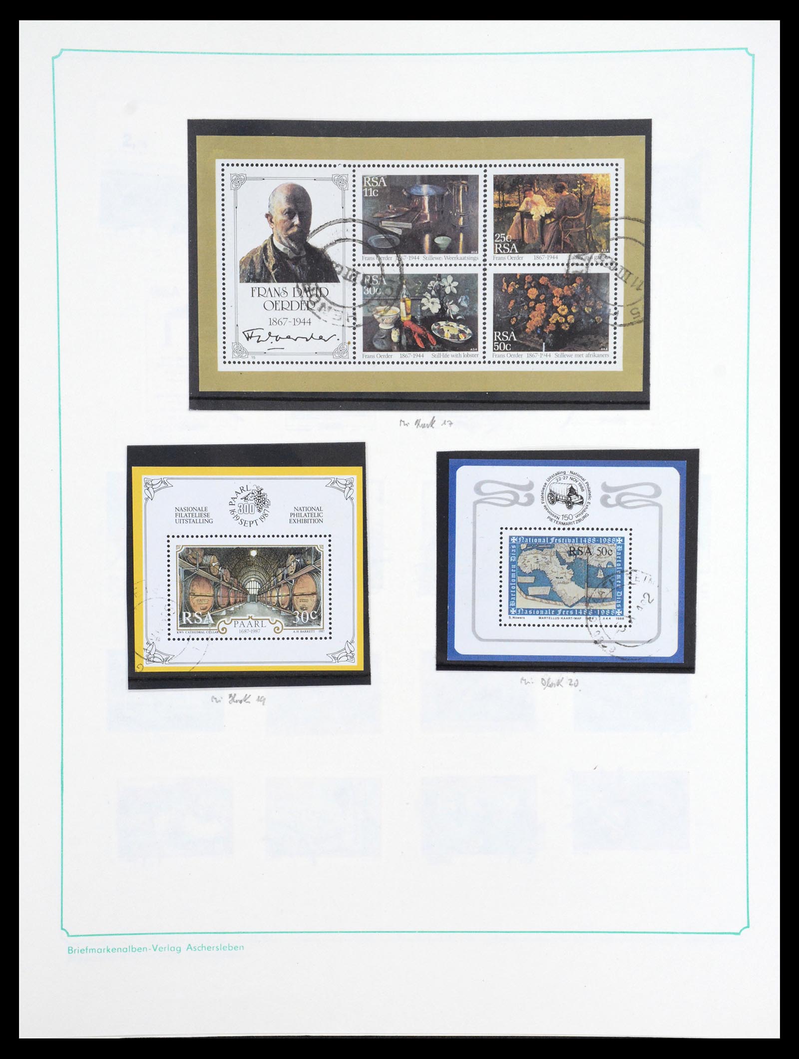 36599 060 - Postzegelverzameling 36599 Zuid Afrika 1910-1998.