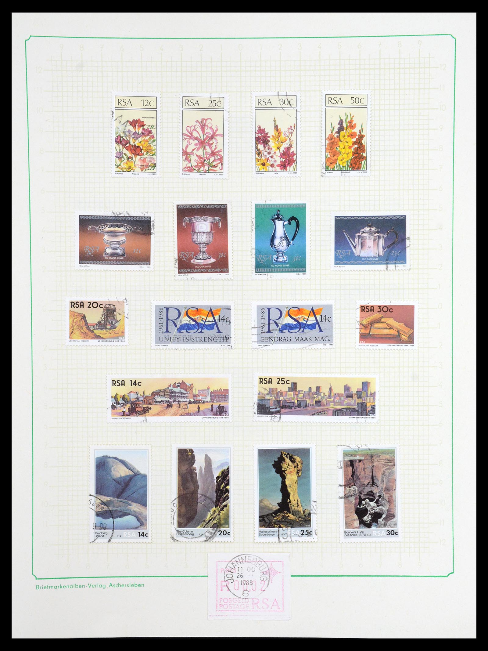 36599 062 - Postzegelverzameling 36599 Zuid Afrika 1910-1998.