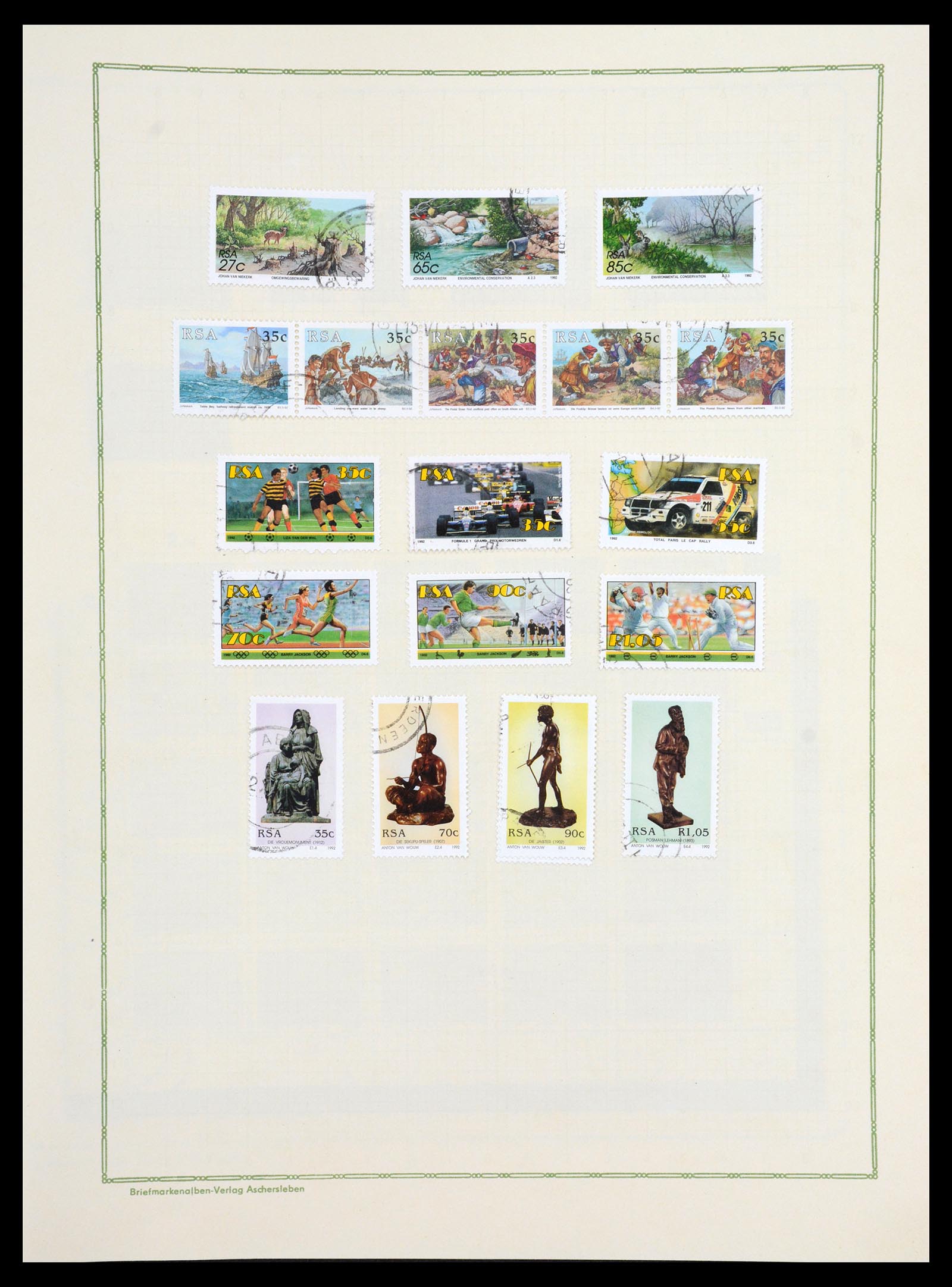 36599 072 - Postzegelverzameling 36599 Zuid Afrika 1910-1998.