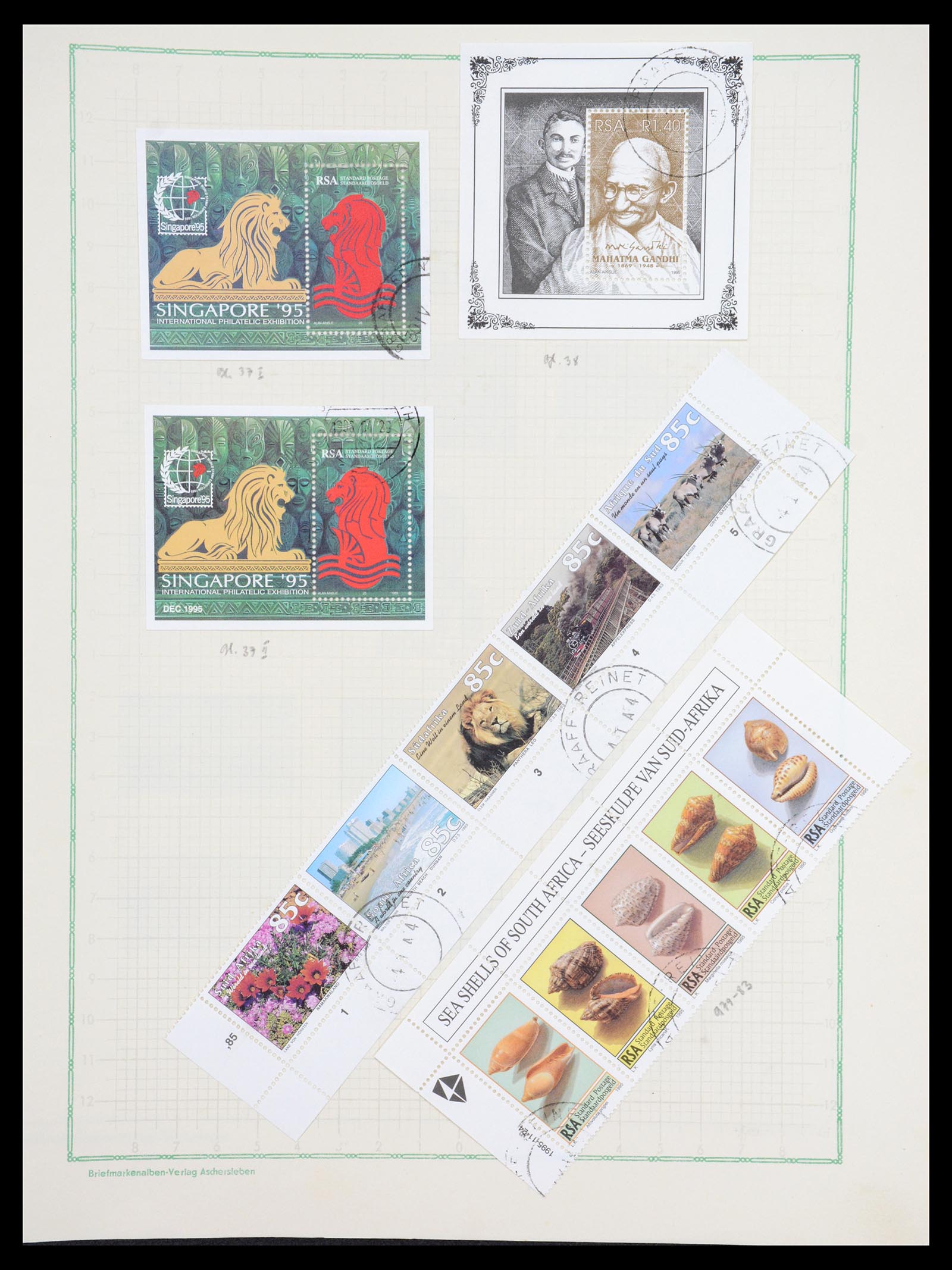 36599 075 - Postzegelverzameling 36599 Zuid Afrika 1910-1998.