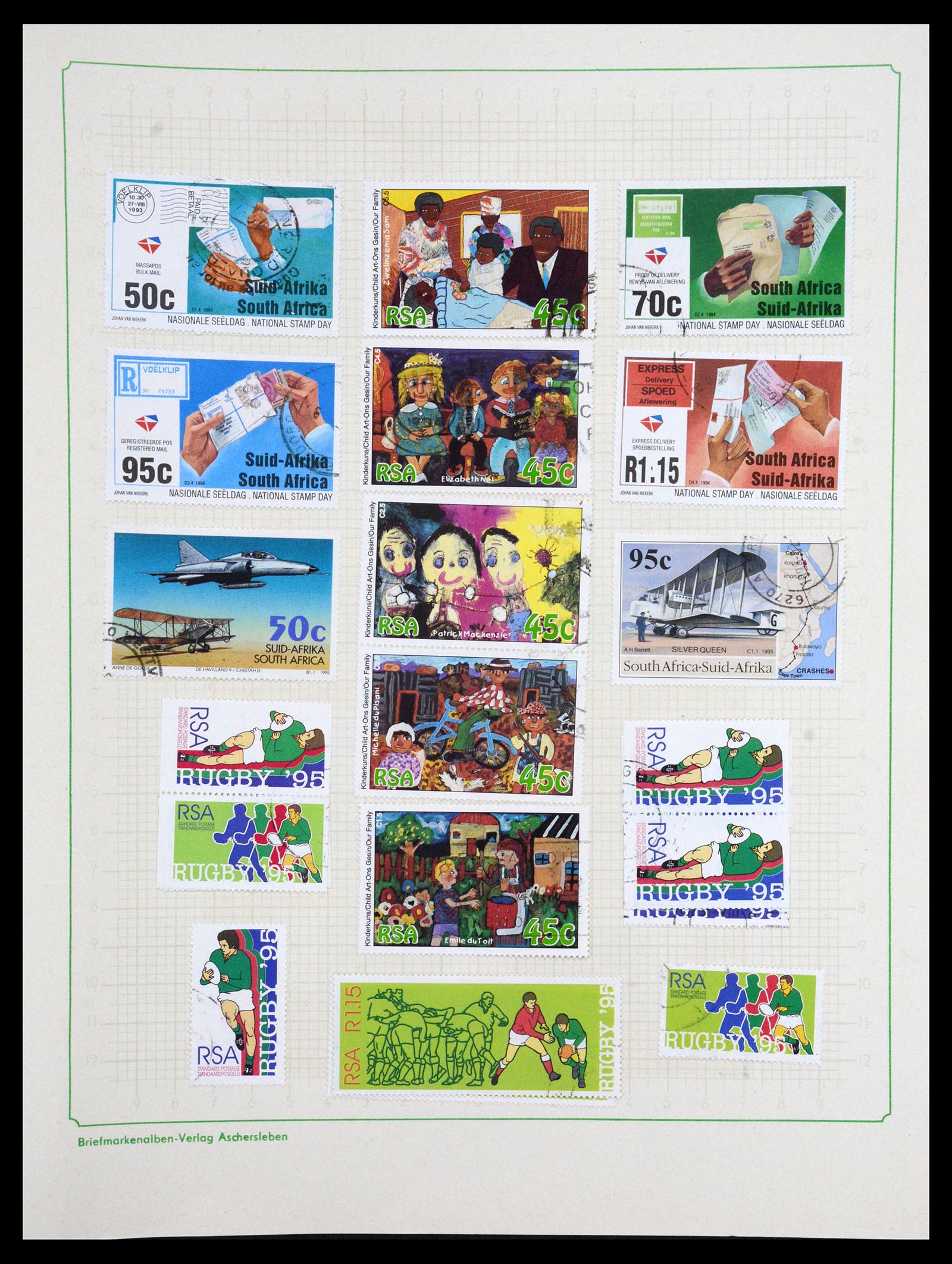36599 077 - Postzegelverzameling 36599 Zuid Afrika 1910-1998.