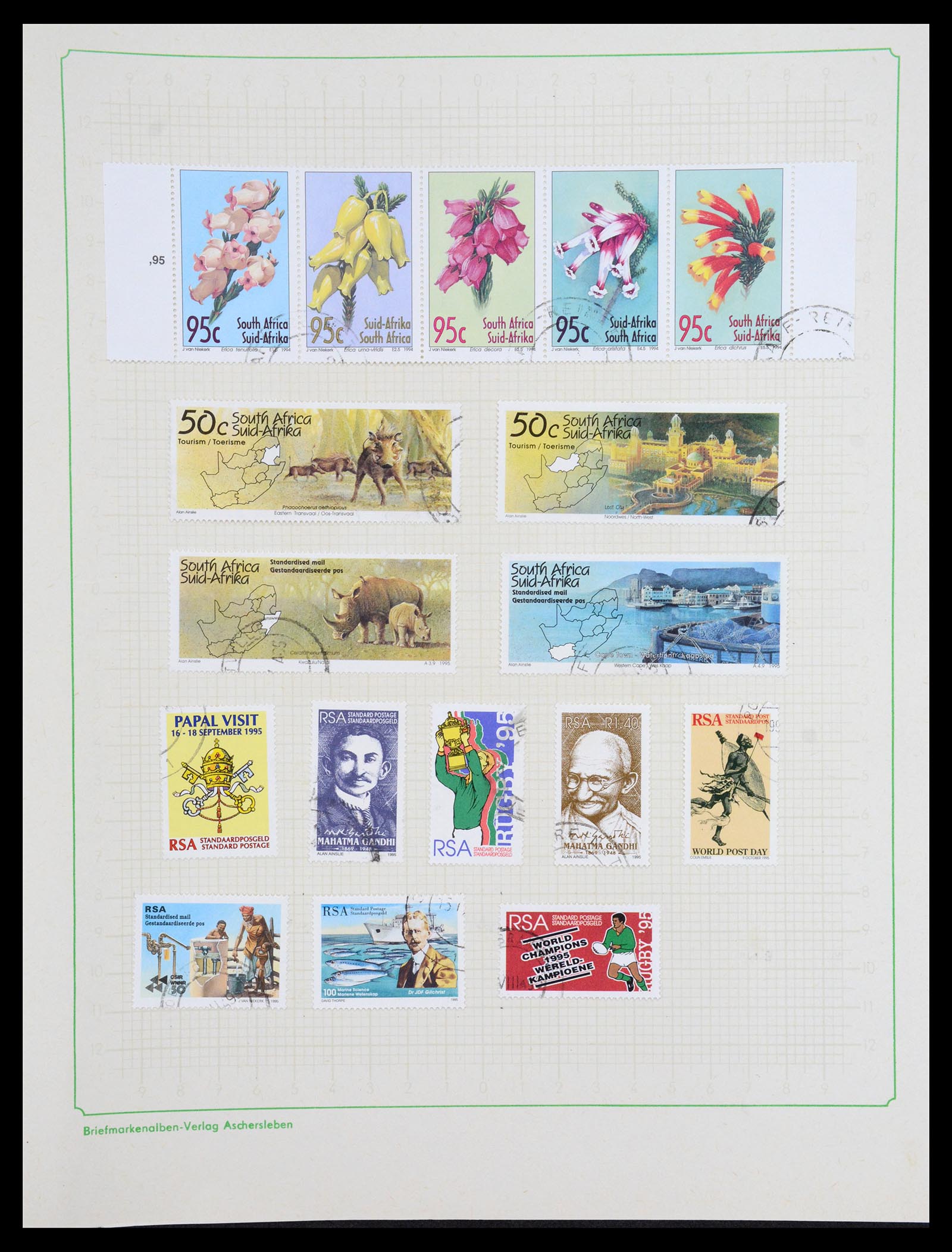 36599 078 - Postzegelverzameling 36599 Zuid Afrika 1910-1998.
